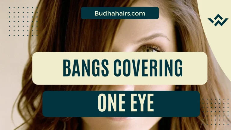 BANGS COVERING ONE EYE
