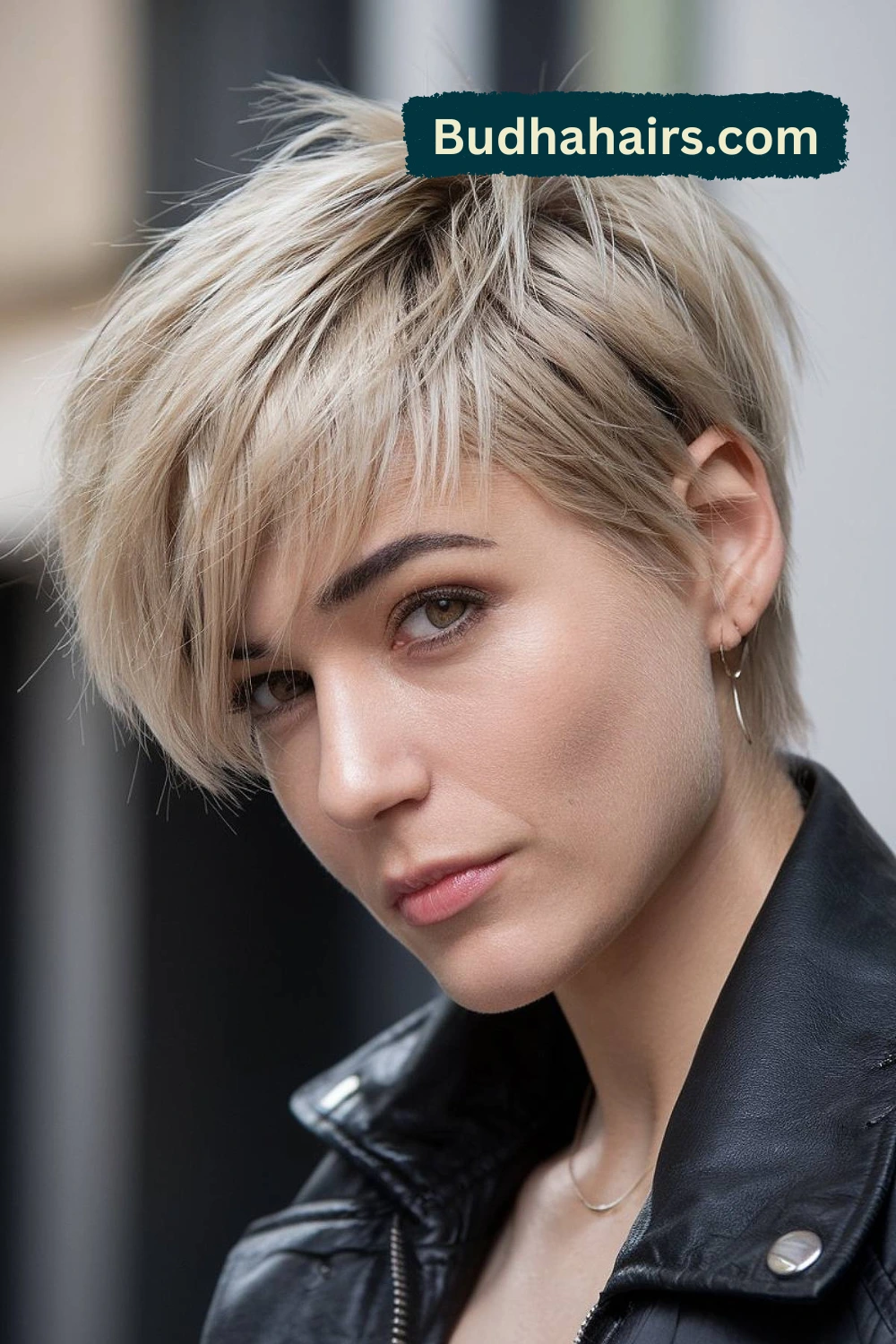 Choppy Pixie Cut with Bangs