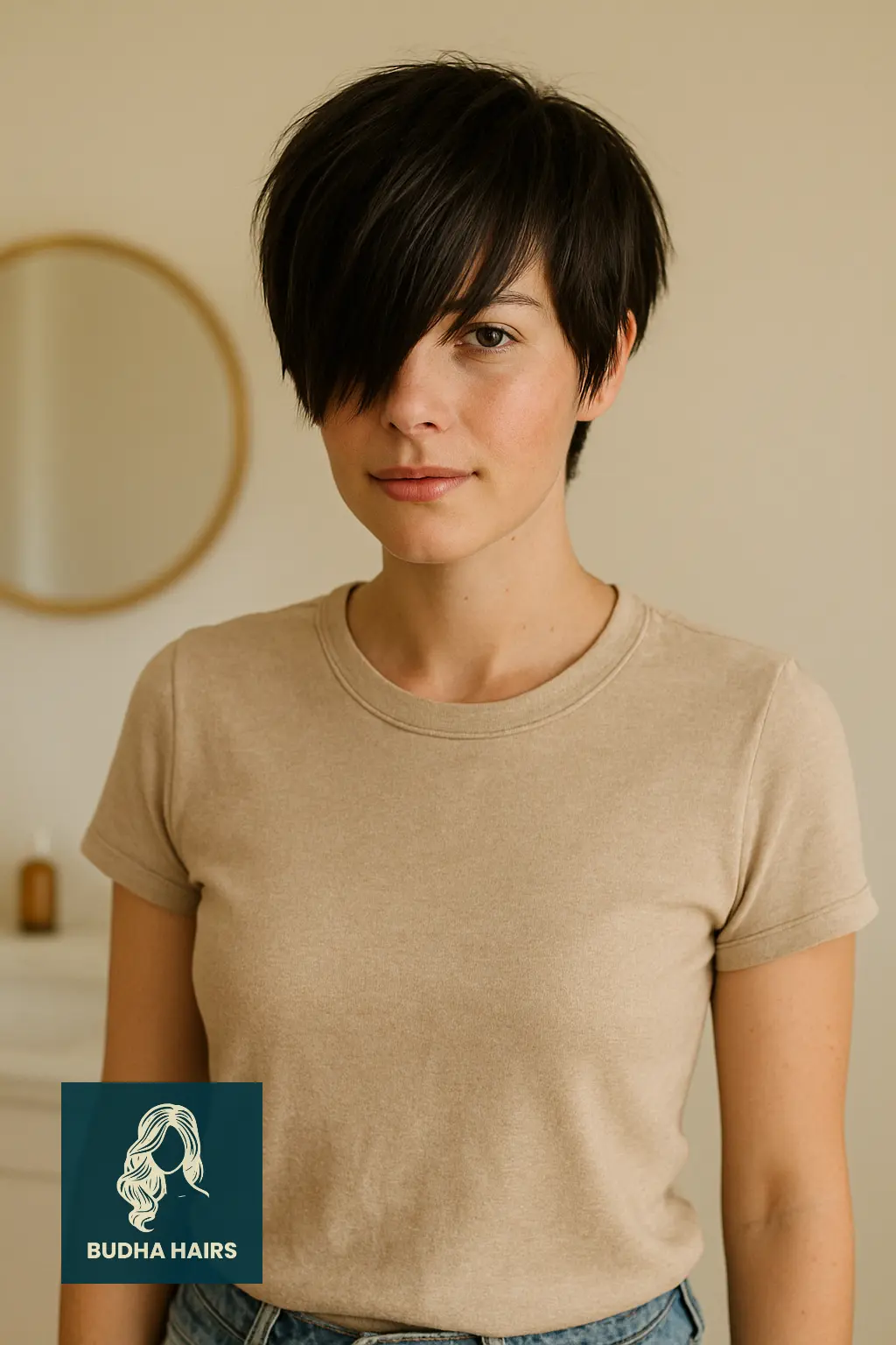 Choppy Pixie Cut with Bangs