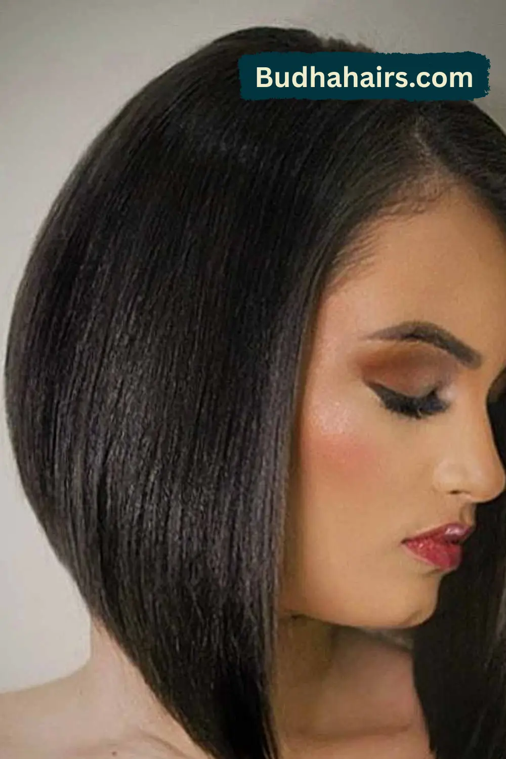 Sleek Bob with Defined Side Part and Bangs