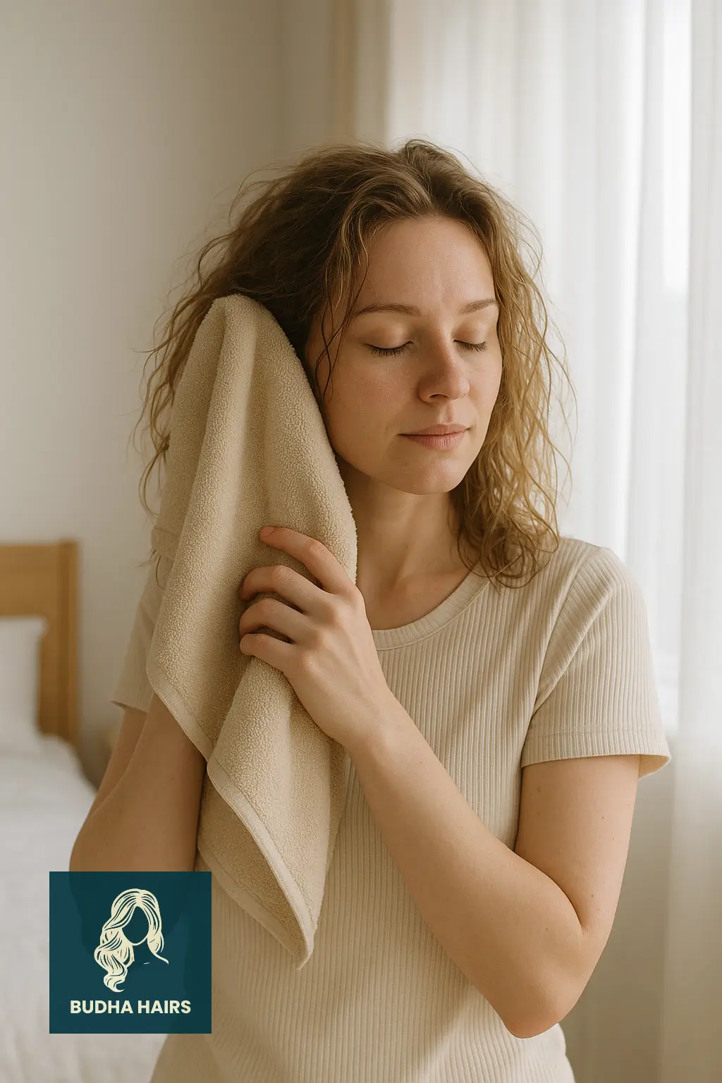 Use a Microfiber Towel or Cotton T-Shirt to Dry Your Hair