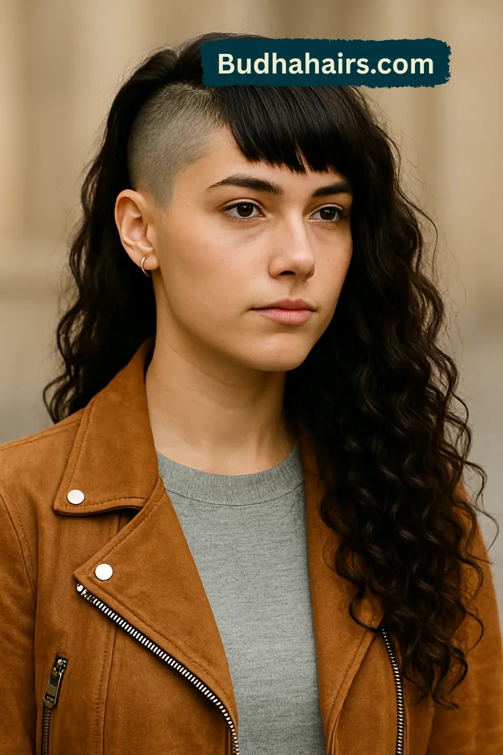 Asymmetrical Undercut with Bangs