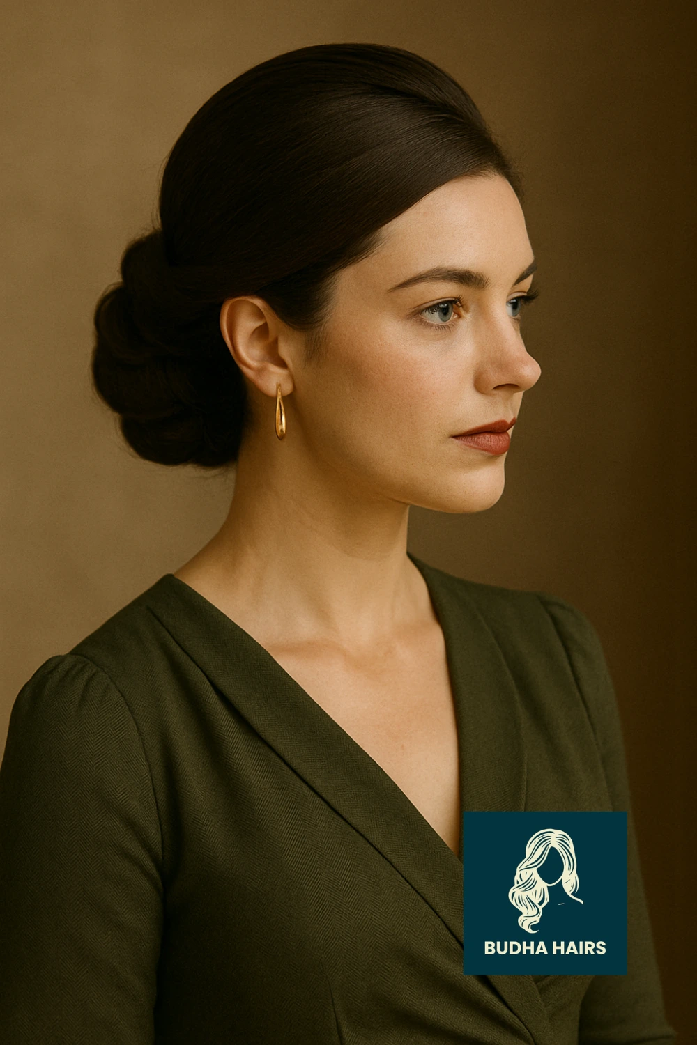 Elegant Chignon with a Modern Twist