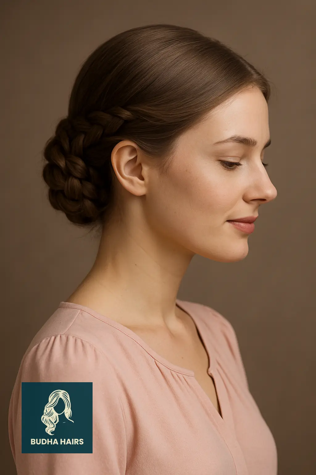 Intricate Braided Low Bun