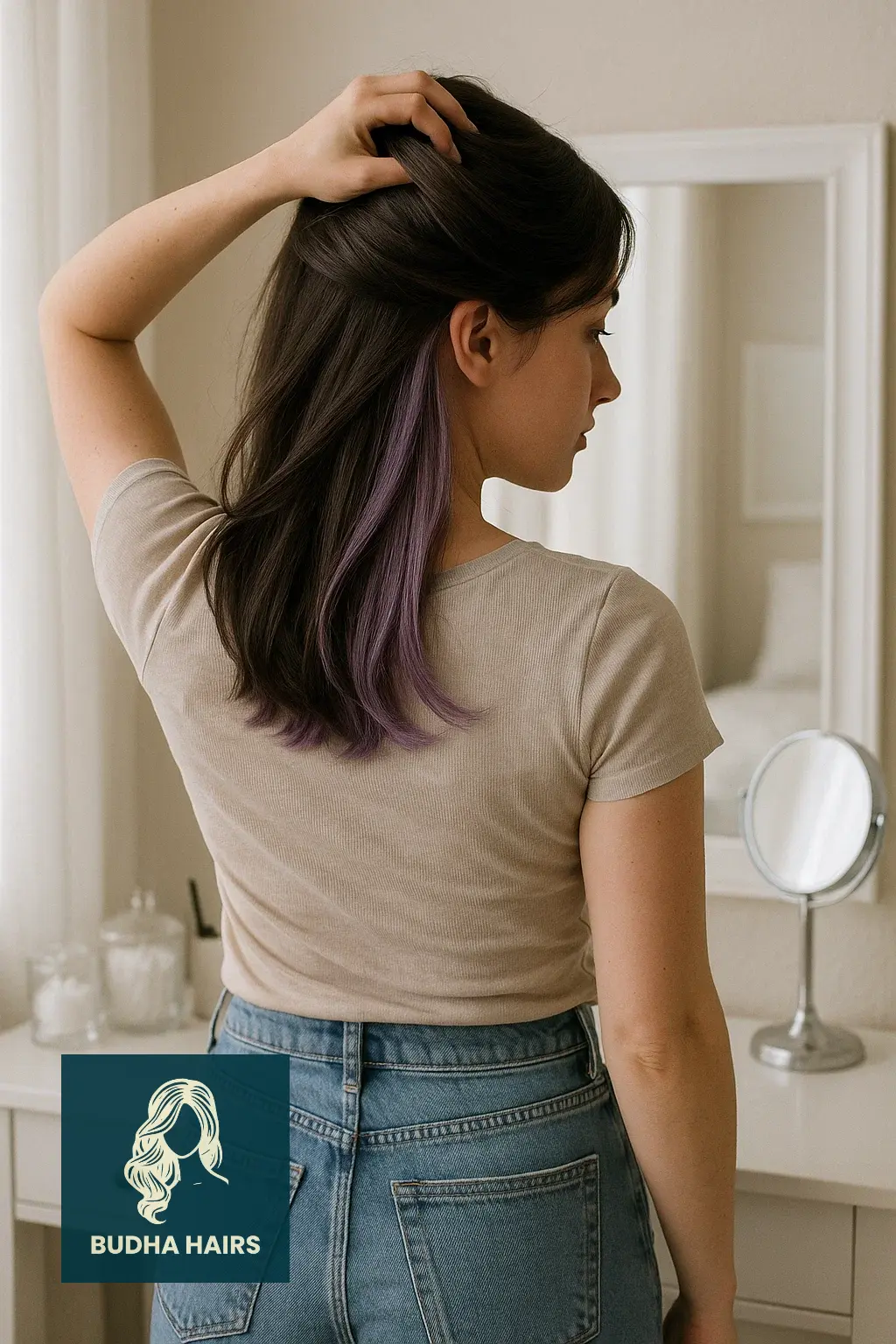 Lavender Subtle Highlights