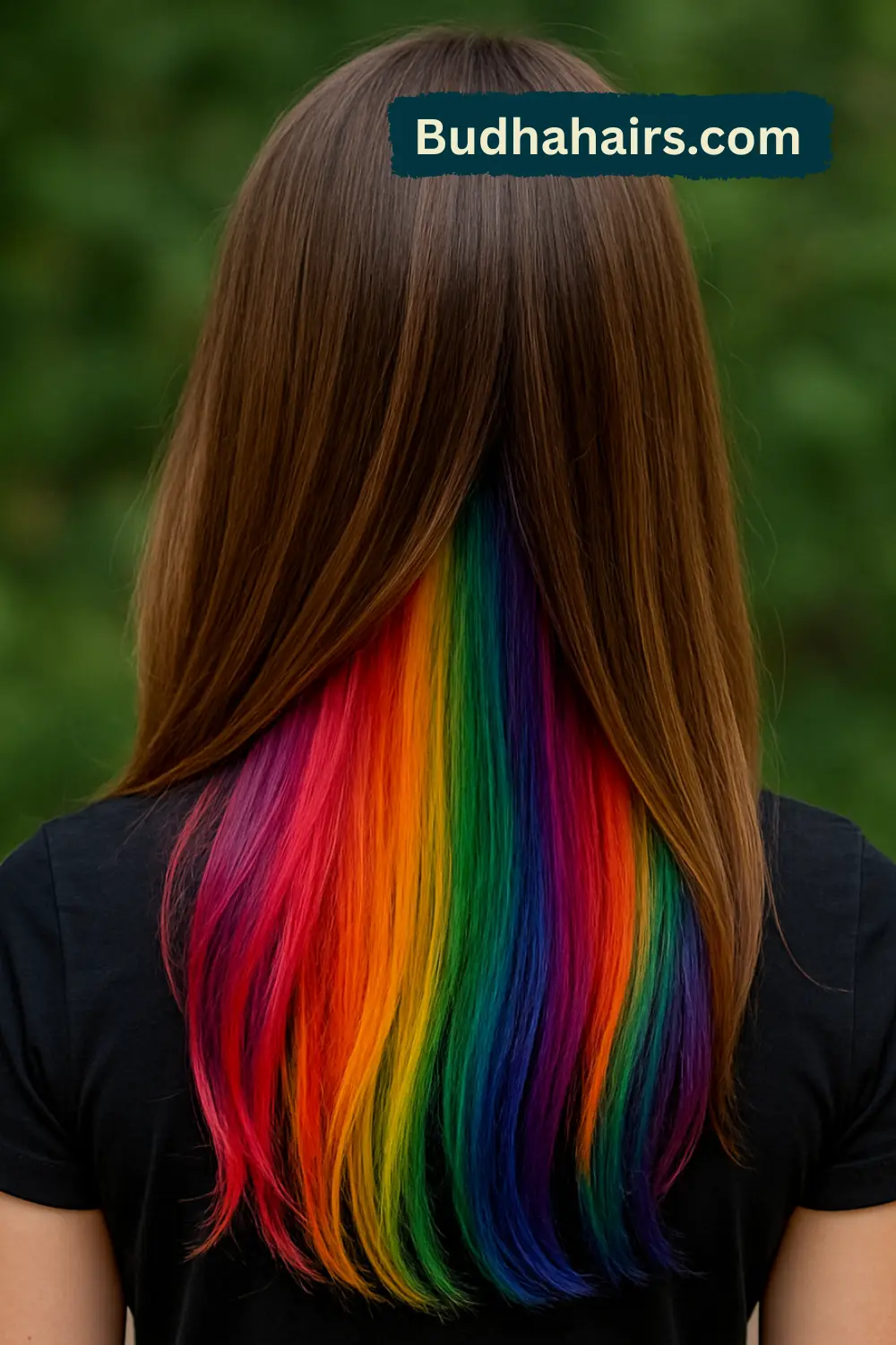 Multicolored Peekaboo Rainbow