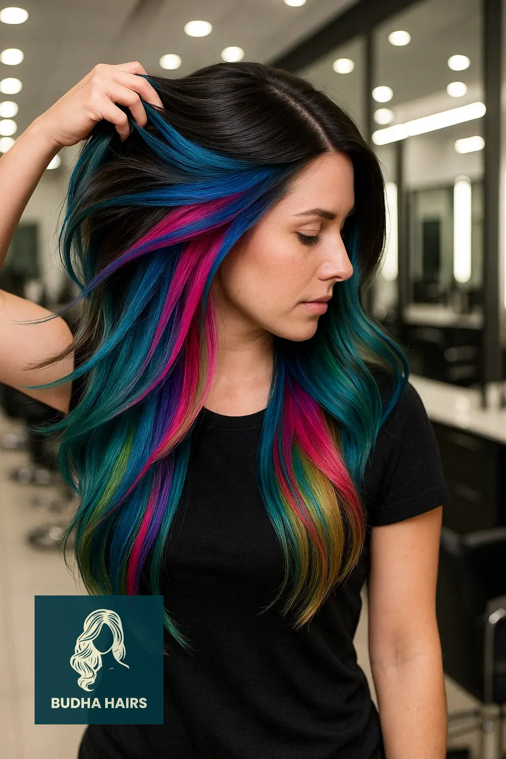 Multicolored Peekaboo Rainbow