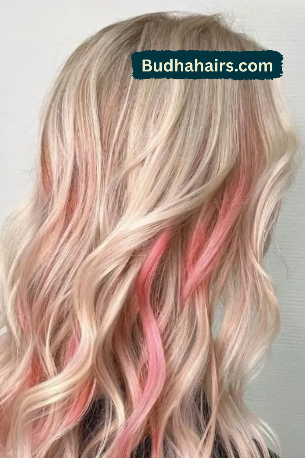 Pastel Pink Peekaboo Streaks