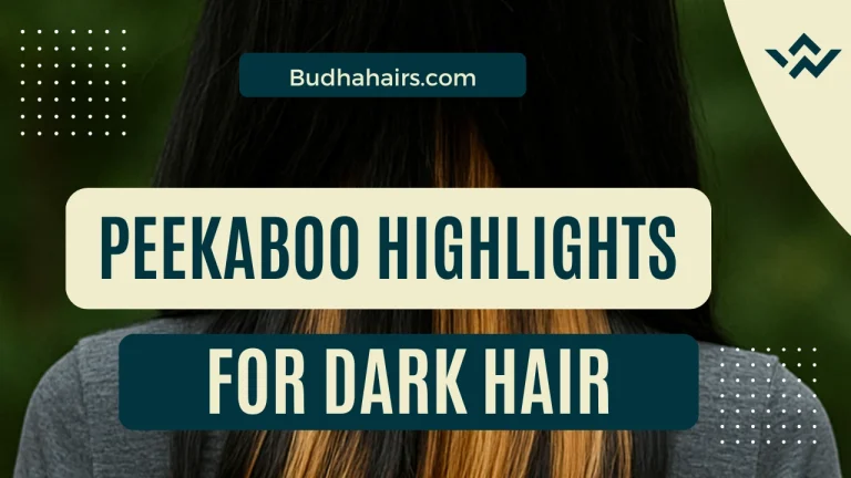 Peekaboo Highlights for Dark Hair