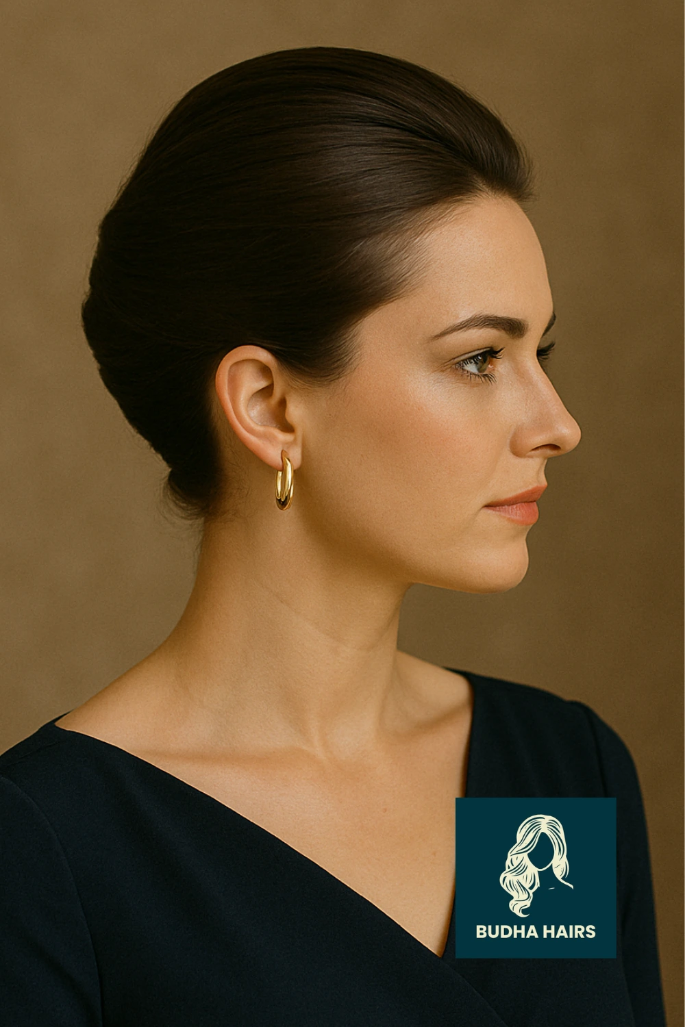 Polished French Twist with Clean Lines
