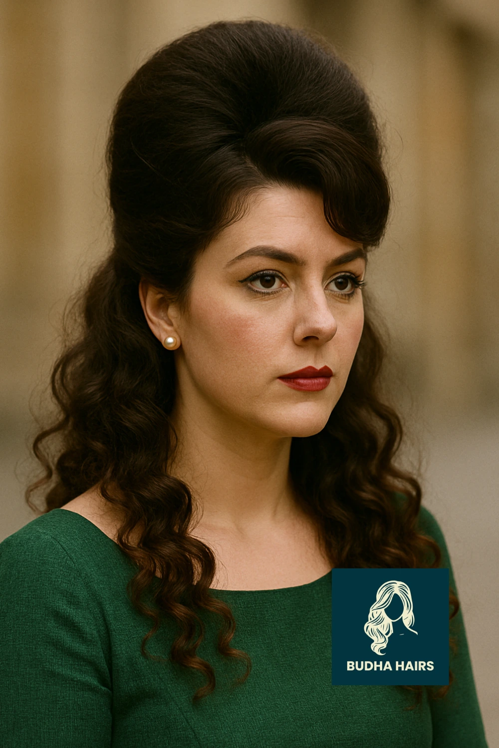 Retro Beehive Updo for Added Drama