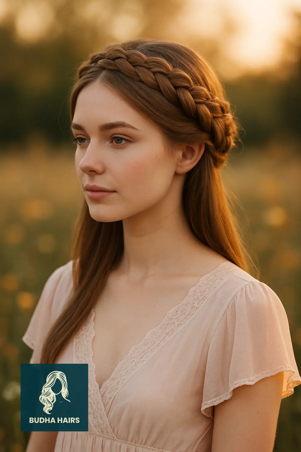 Romantic Crown Braid