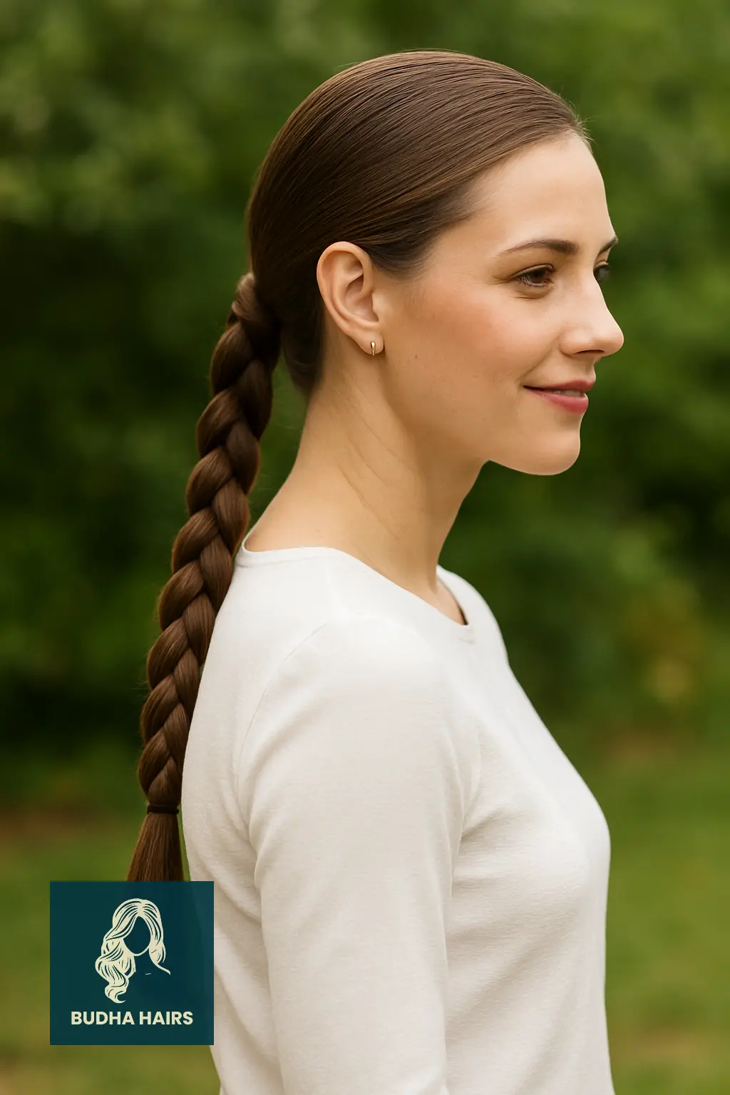 Sleek Braided Ponytail