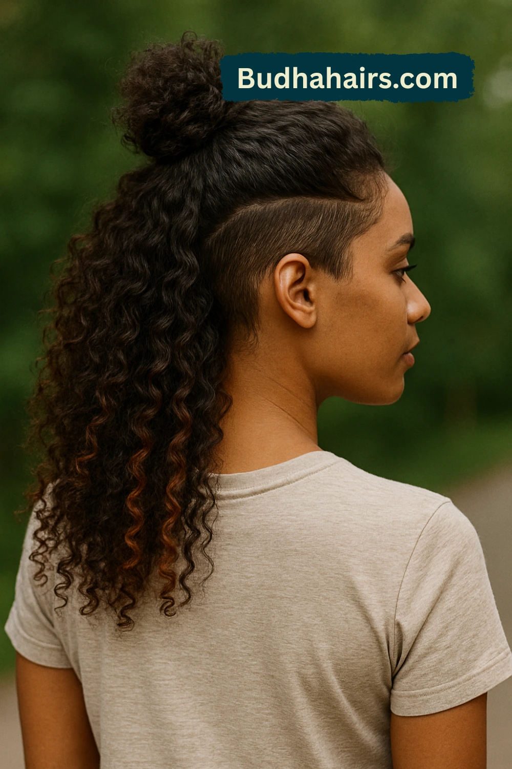 Top Knot with Undercut