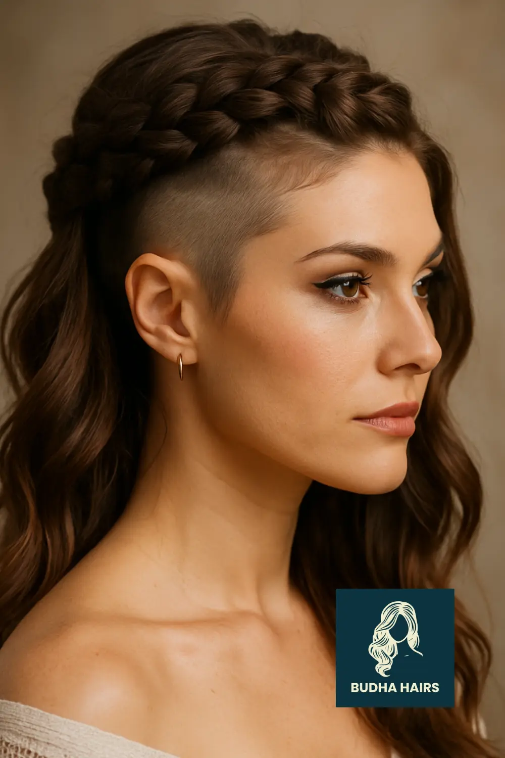 Braided Crown with Undercut Reveal