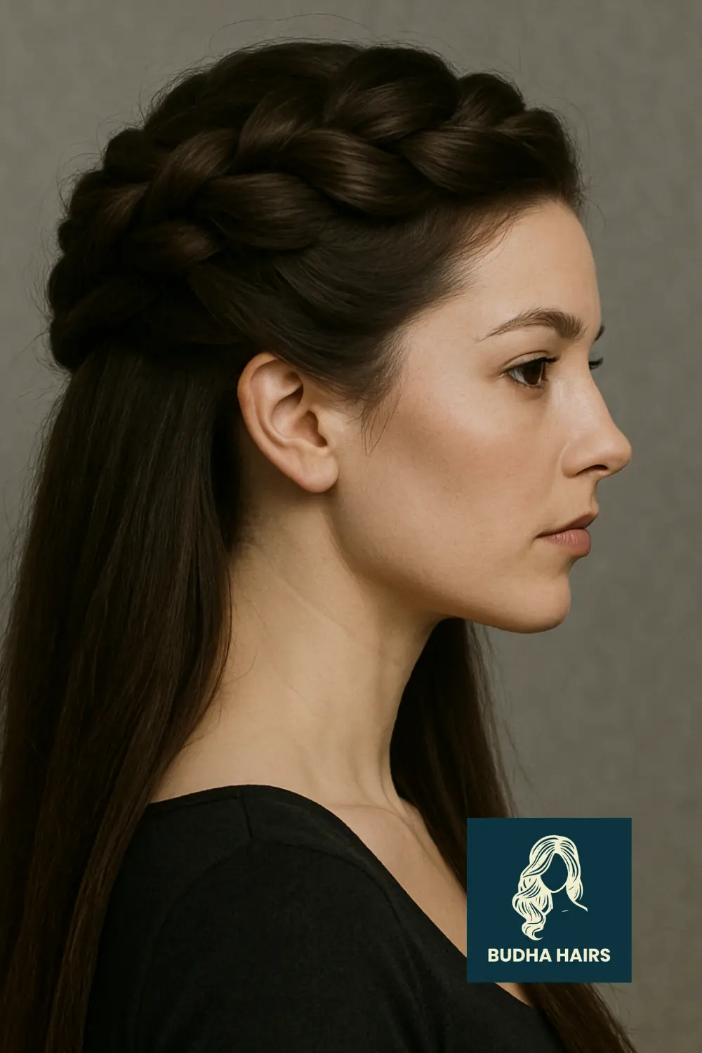 Crown Twists with Hidden Undercut