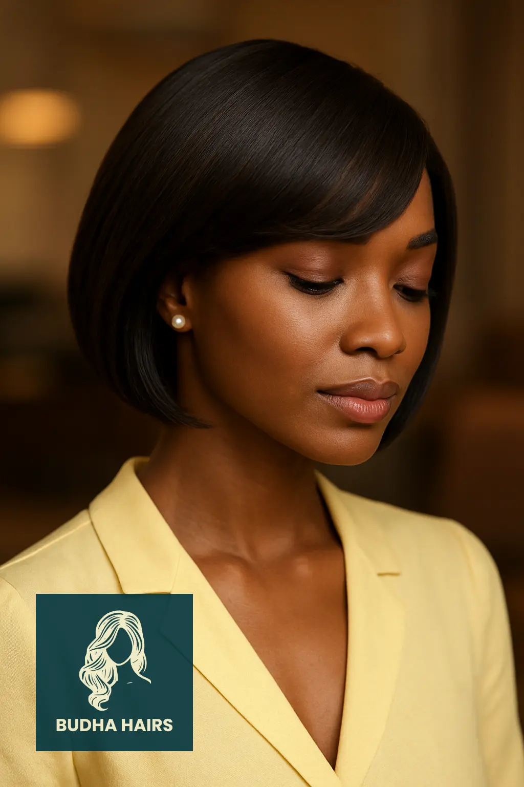 A-Line Bob with Side Fringe