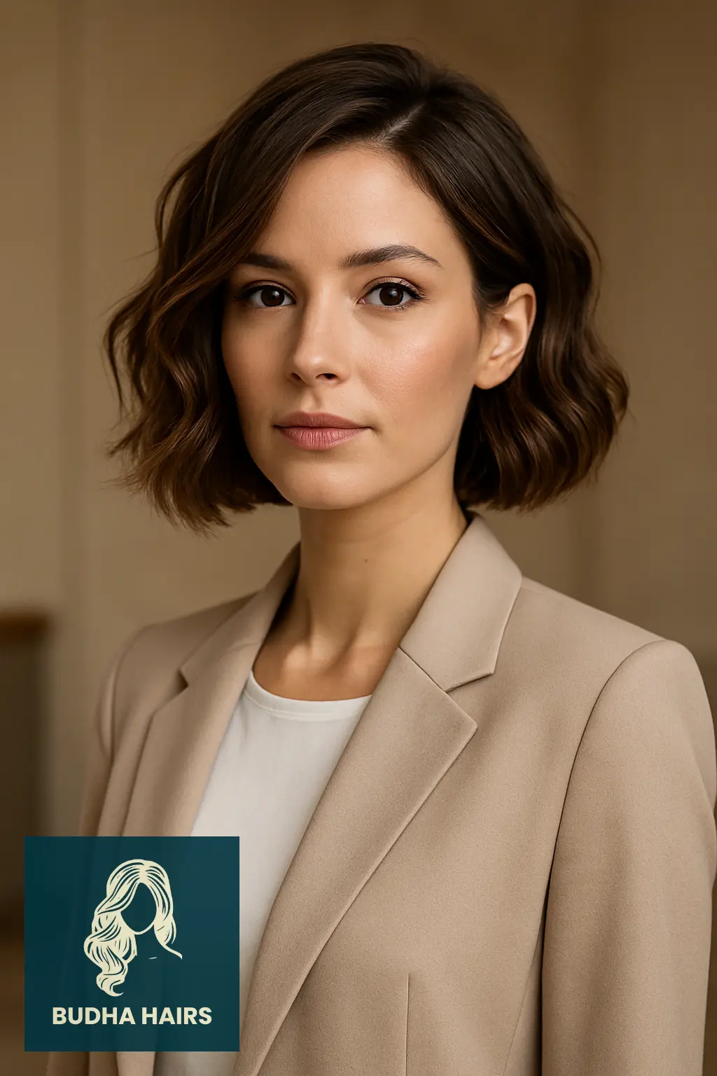 30 Flattering Hairstyles for Thin Wavy Hair 13 Asymmetrical Bob with Defined Waves