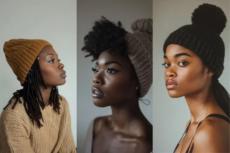 Beanie Hairstyles for Black Women