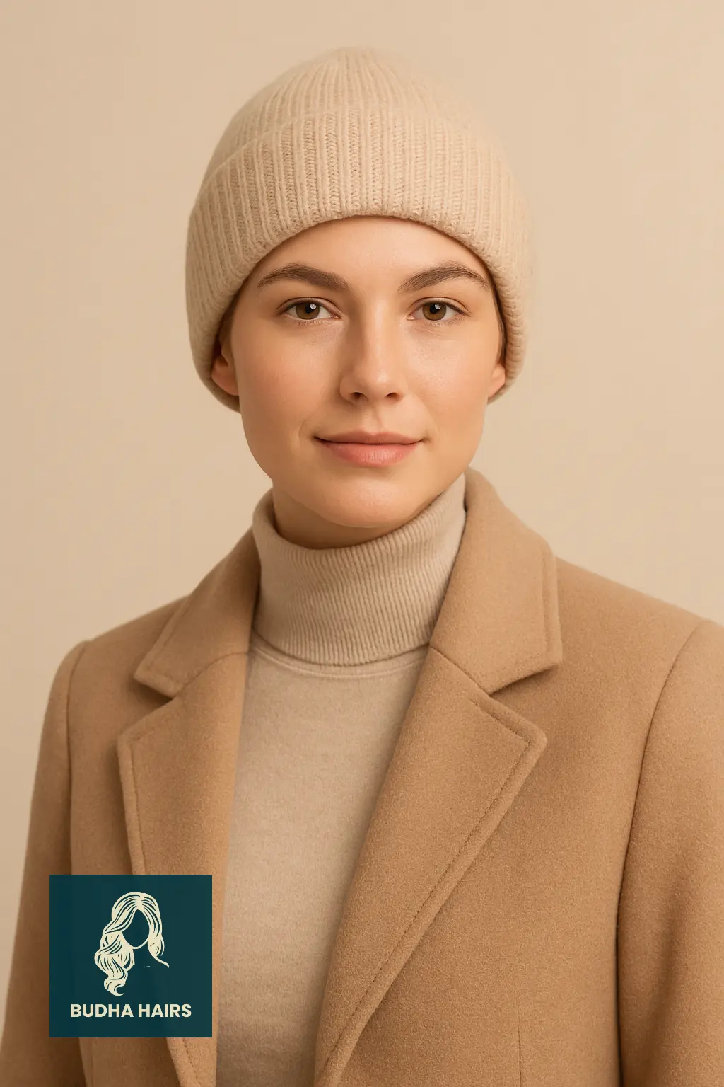 Beanie with Hidden Bun Hairstyle