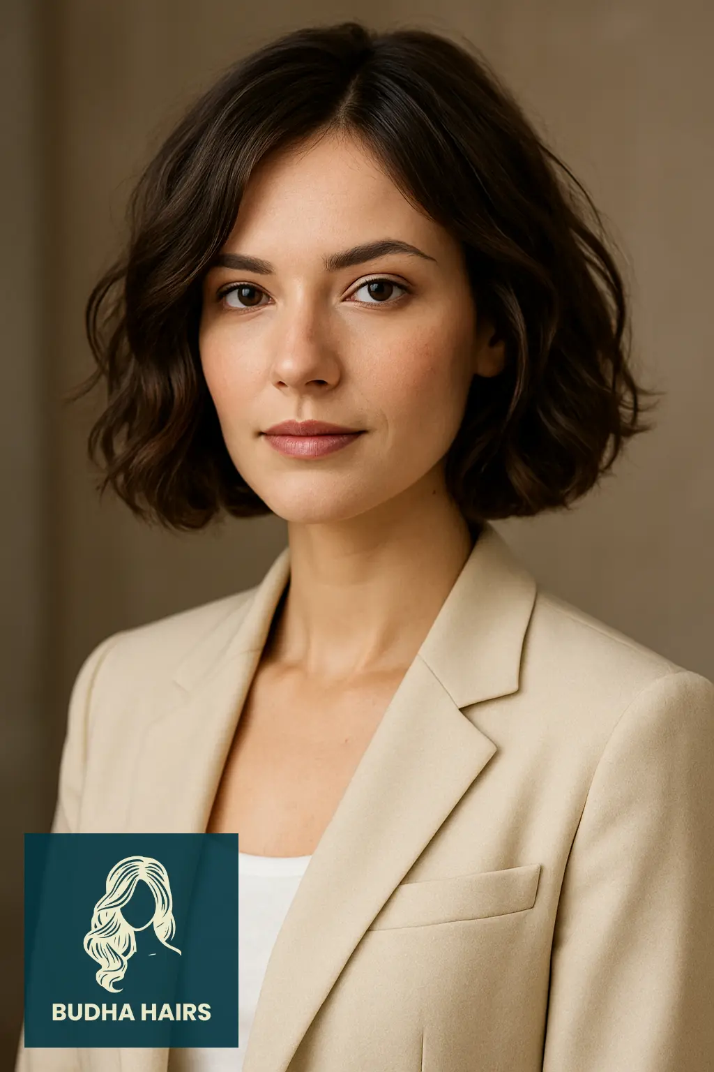 30 Flattering Hairstyles for Thin Wavy Hair 5 Blunt Bob with Soft Waves