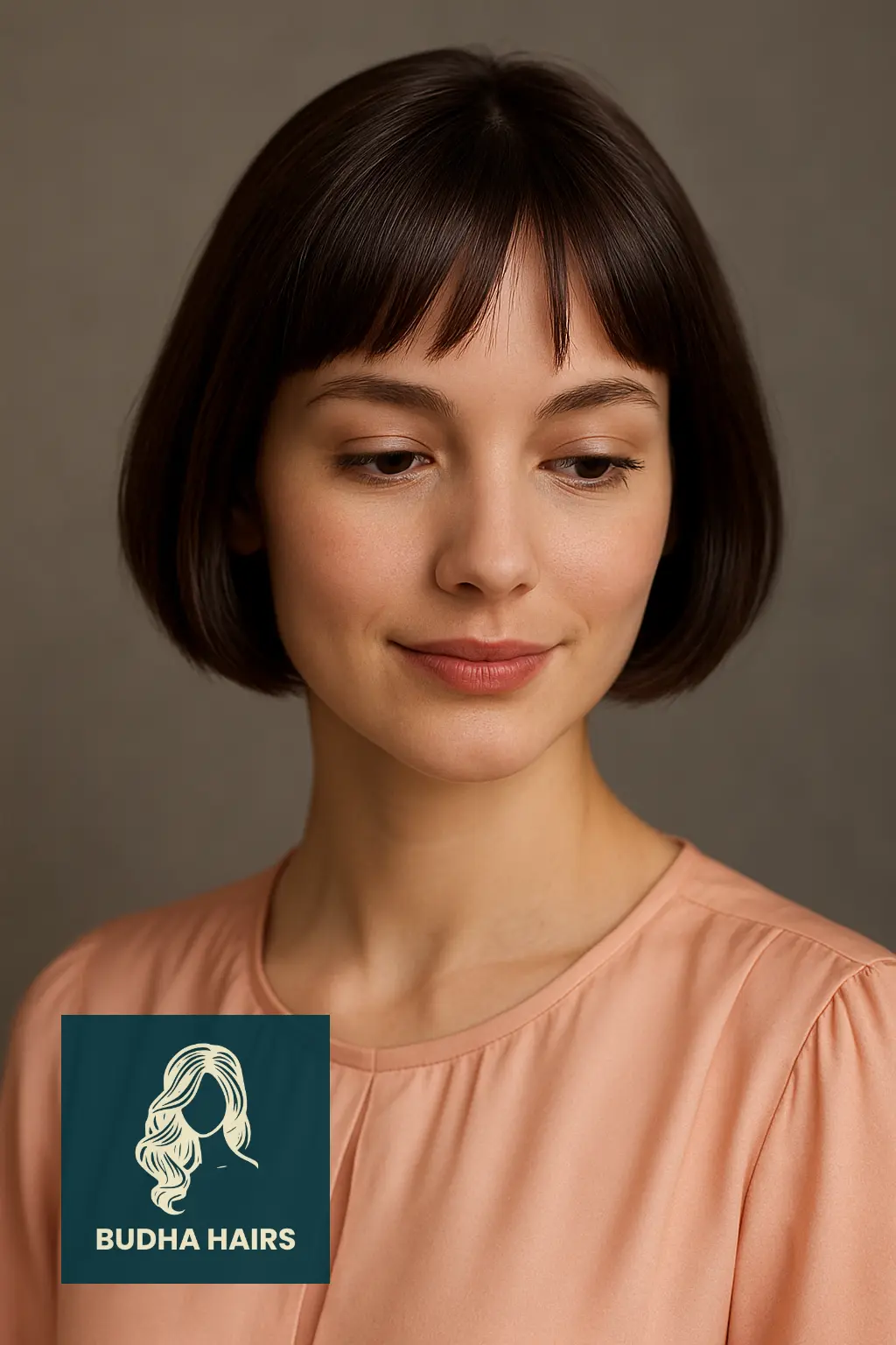 Bob with Wispy Arched Bangs