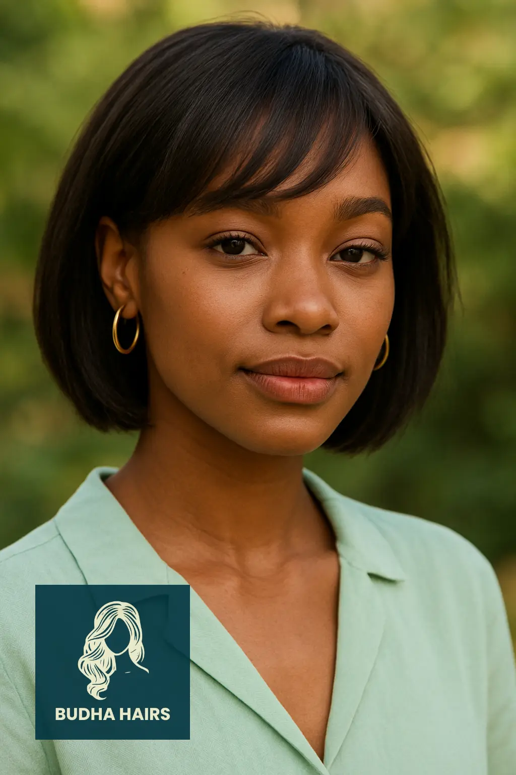 Bob with Wispy Side-Swept Fringe