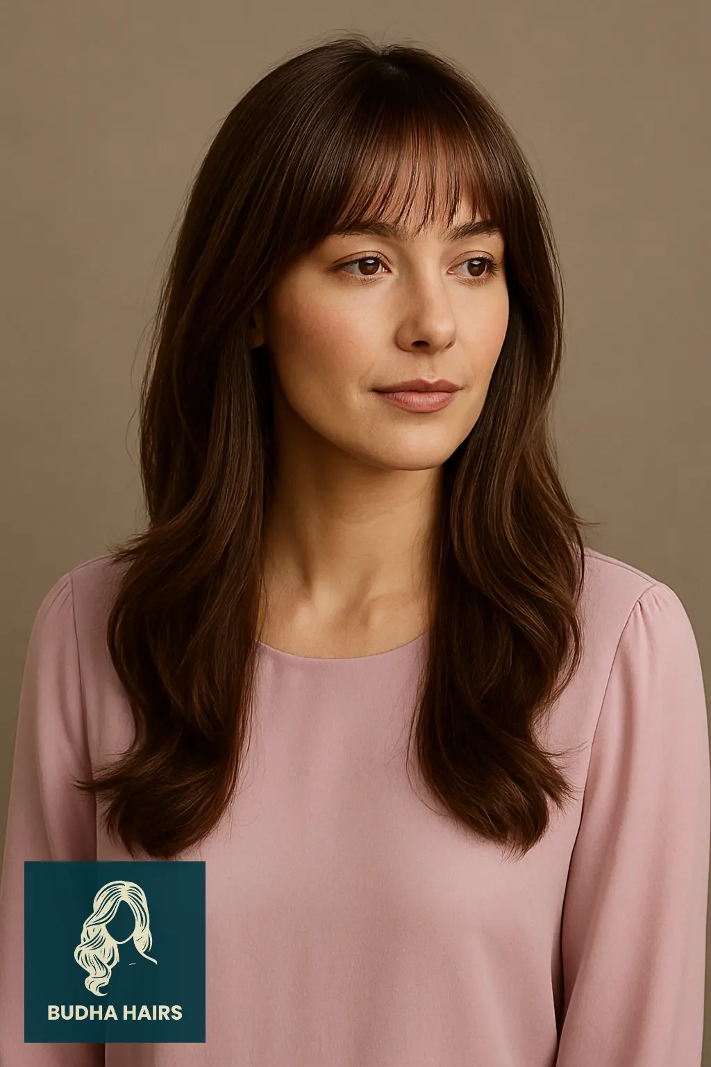 Bottleneck Bangs with Long Feathered Layers