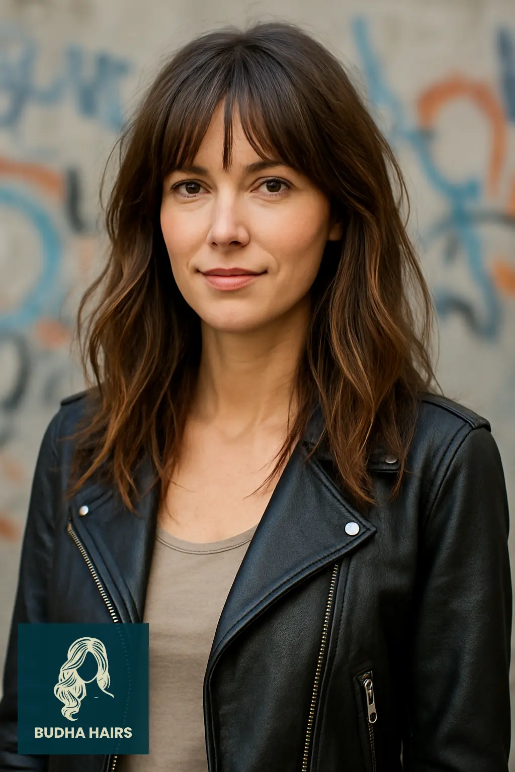 Bottleneck Bangs with Messy Textured Finish