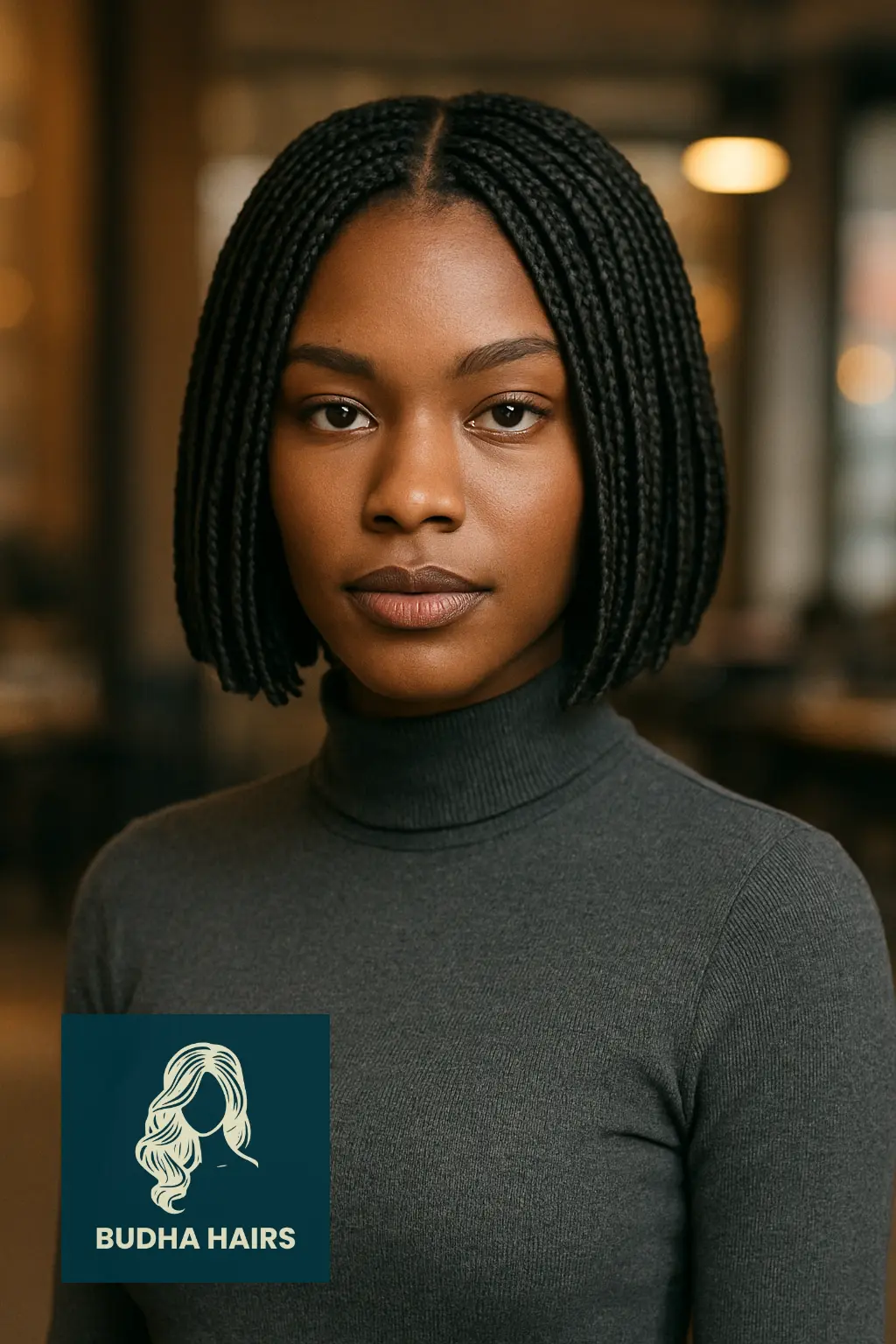 Box Braid Bob for Modern Edge