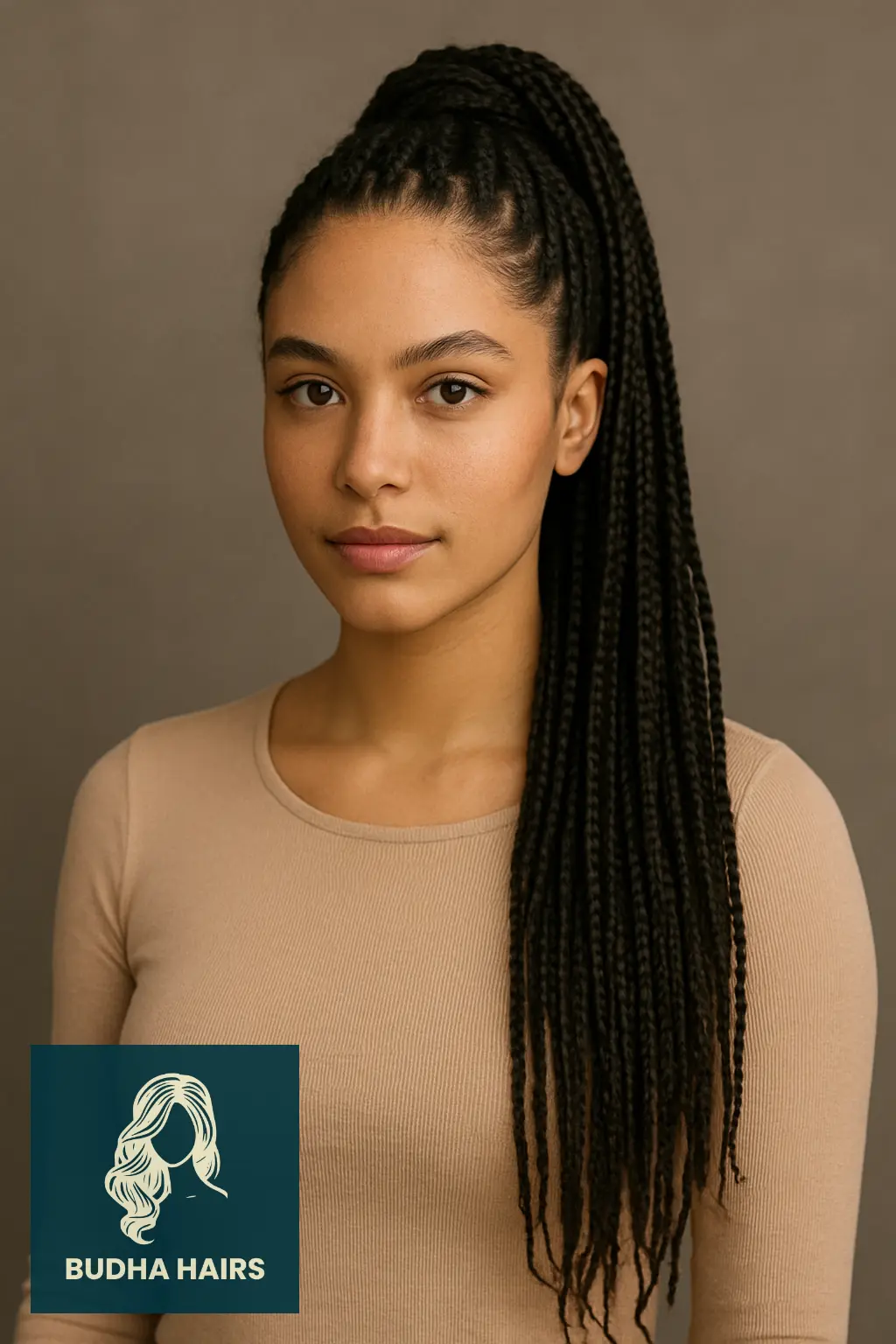 30 Protective Hairstyles for 3a Hair to Keep Your Curls Healthy and Stylish 21 Box Braids Styled into Ponytail