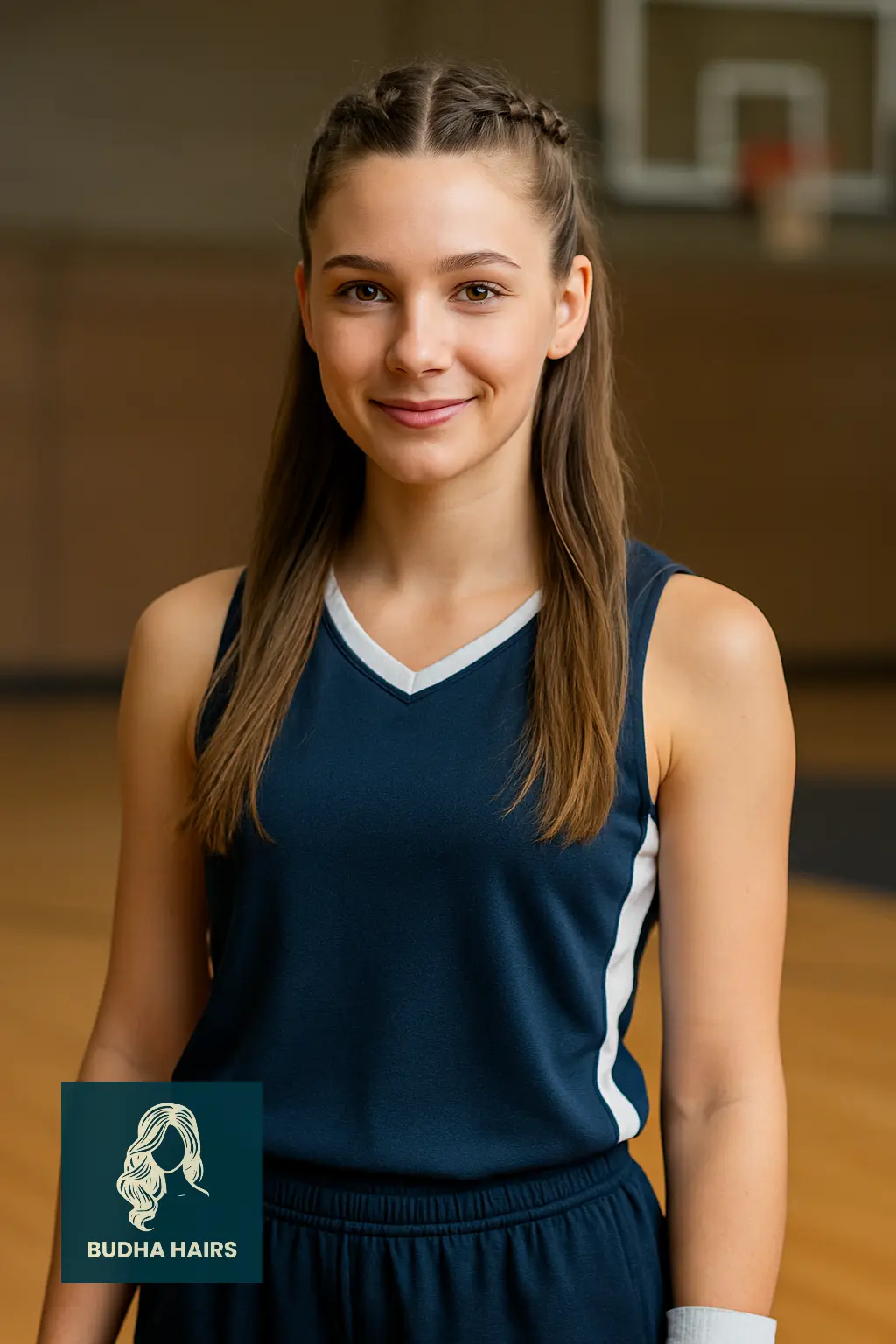 Braided Half-Up Half-Down Style