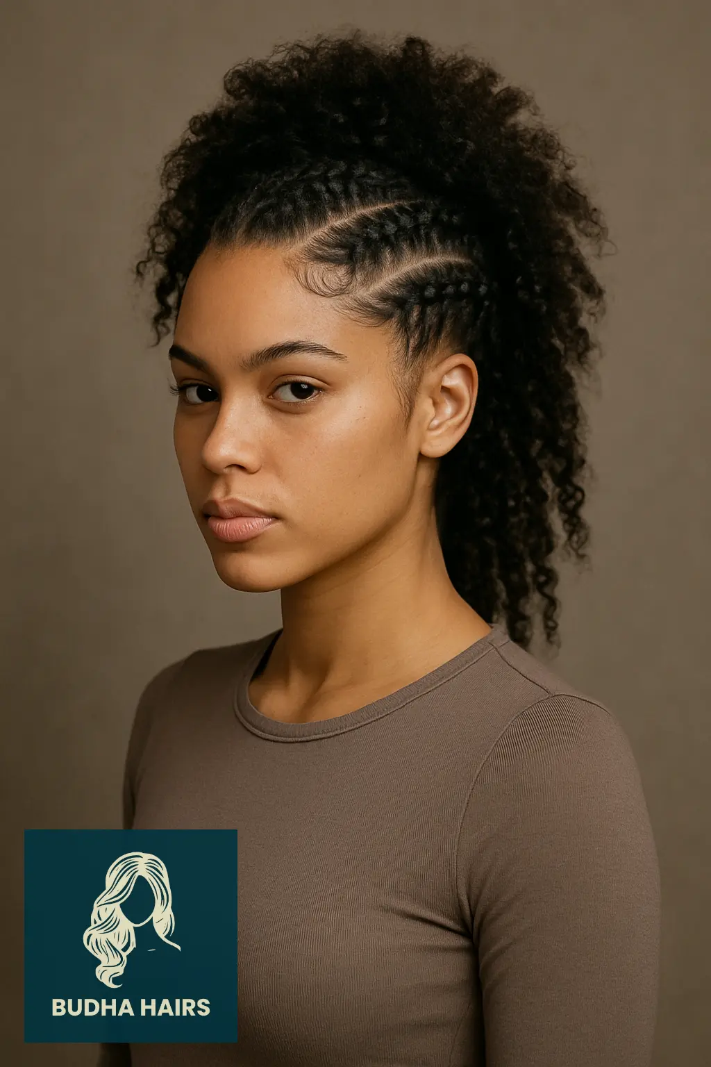30 Protective Hairstyles for 3a Hair to Keep Your Curls Healthy and Stylish 19 Braided Mohawk with Natural Edges