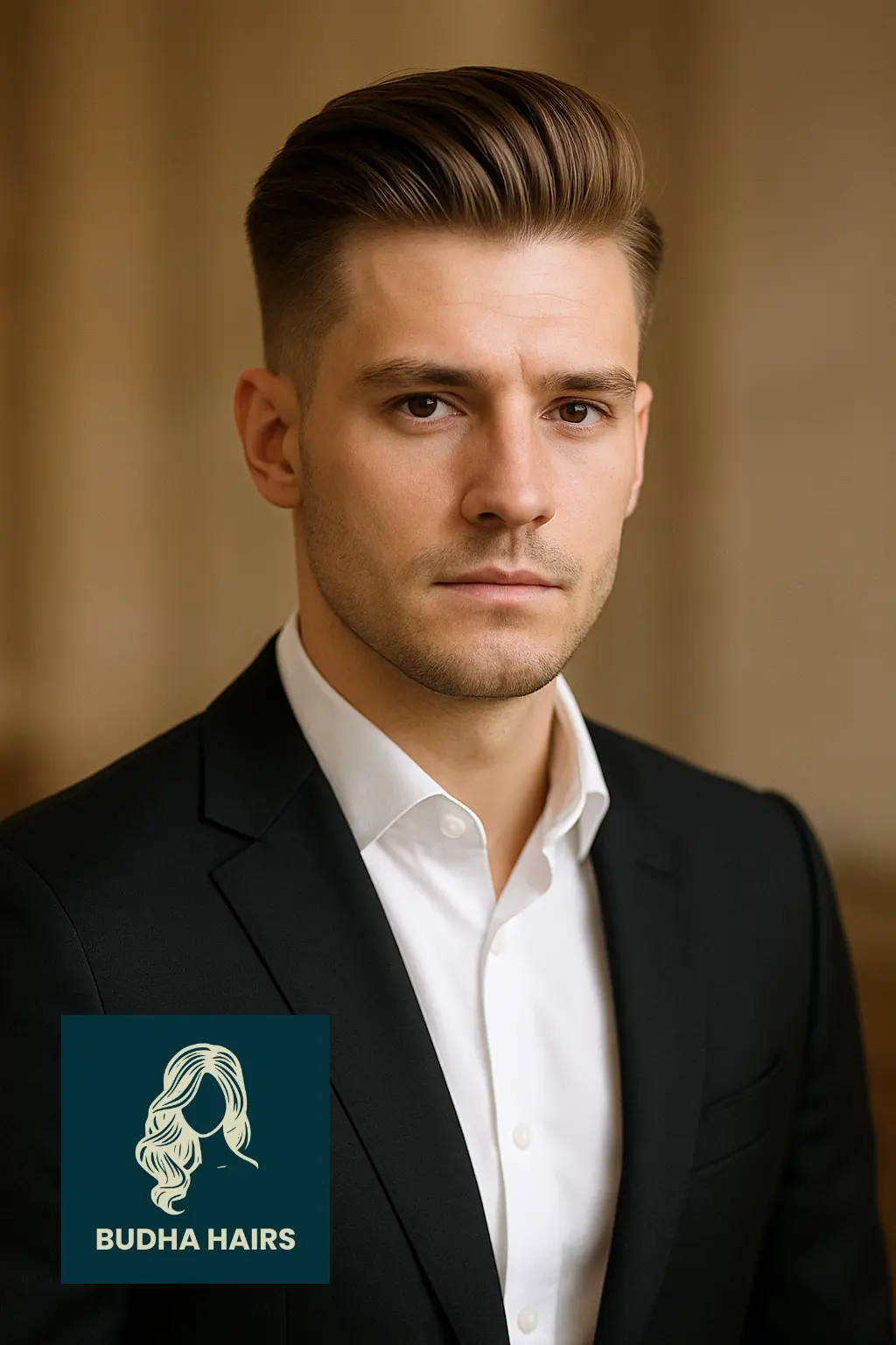 Brushed-Back Undercut Style