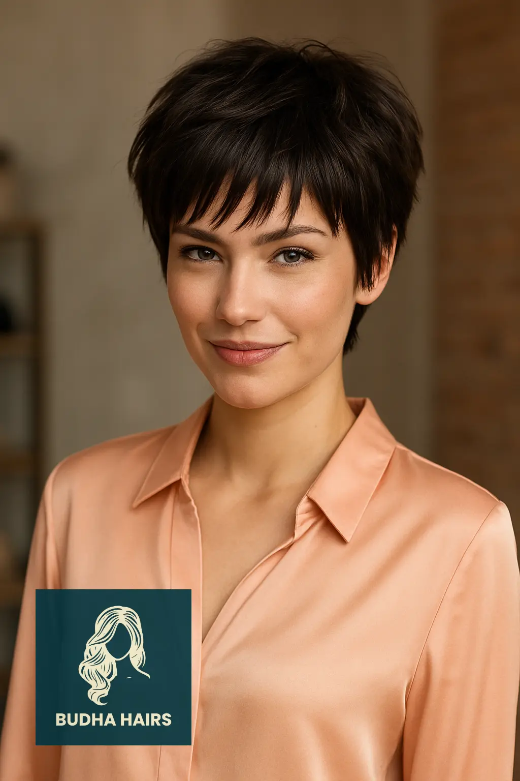 Choppy Pixie Cut with Wispy Fringe