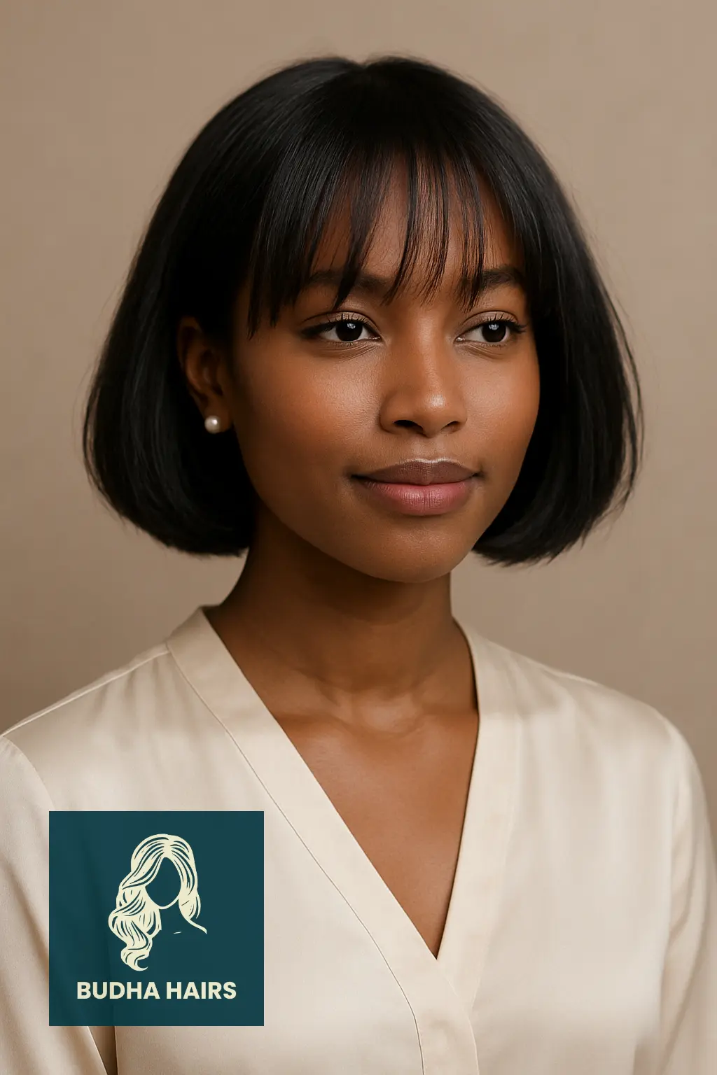 Classic Bob with Long Wispy Bangs