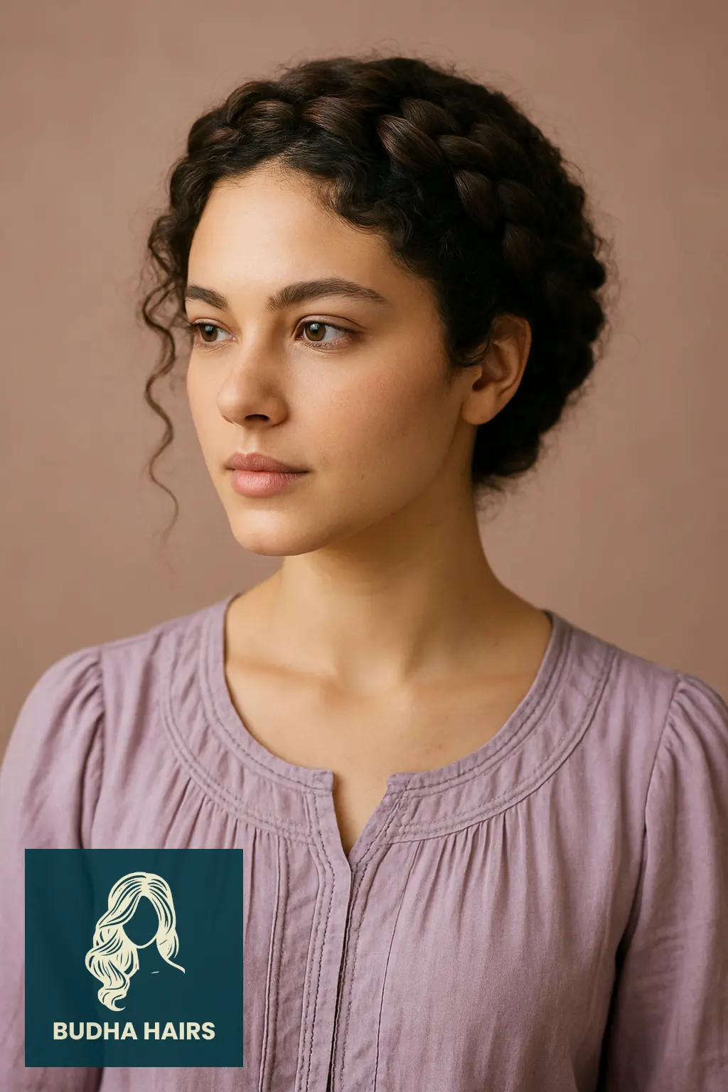 30 Protective Hairstyles for 3a Hair to Keep Your Curls Healthy and Stylish 2 Classic Crown Braid Around the Head