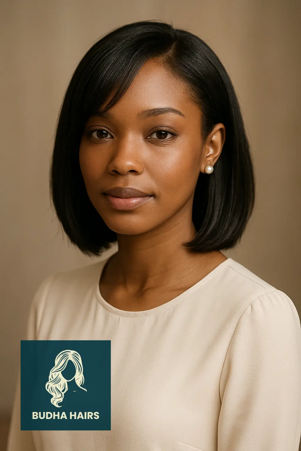 Classic Lob with Side Bangs