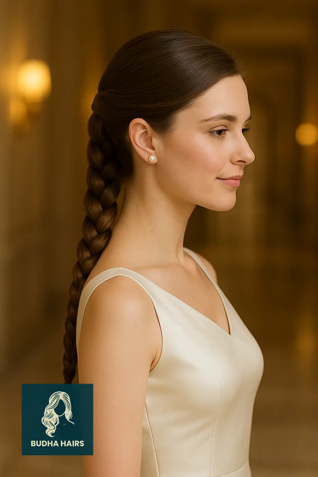 Classic Long Hair French Braid