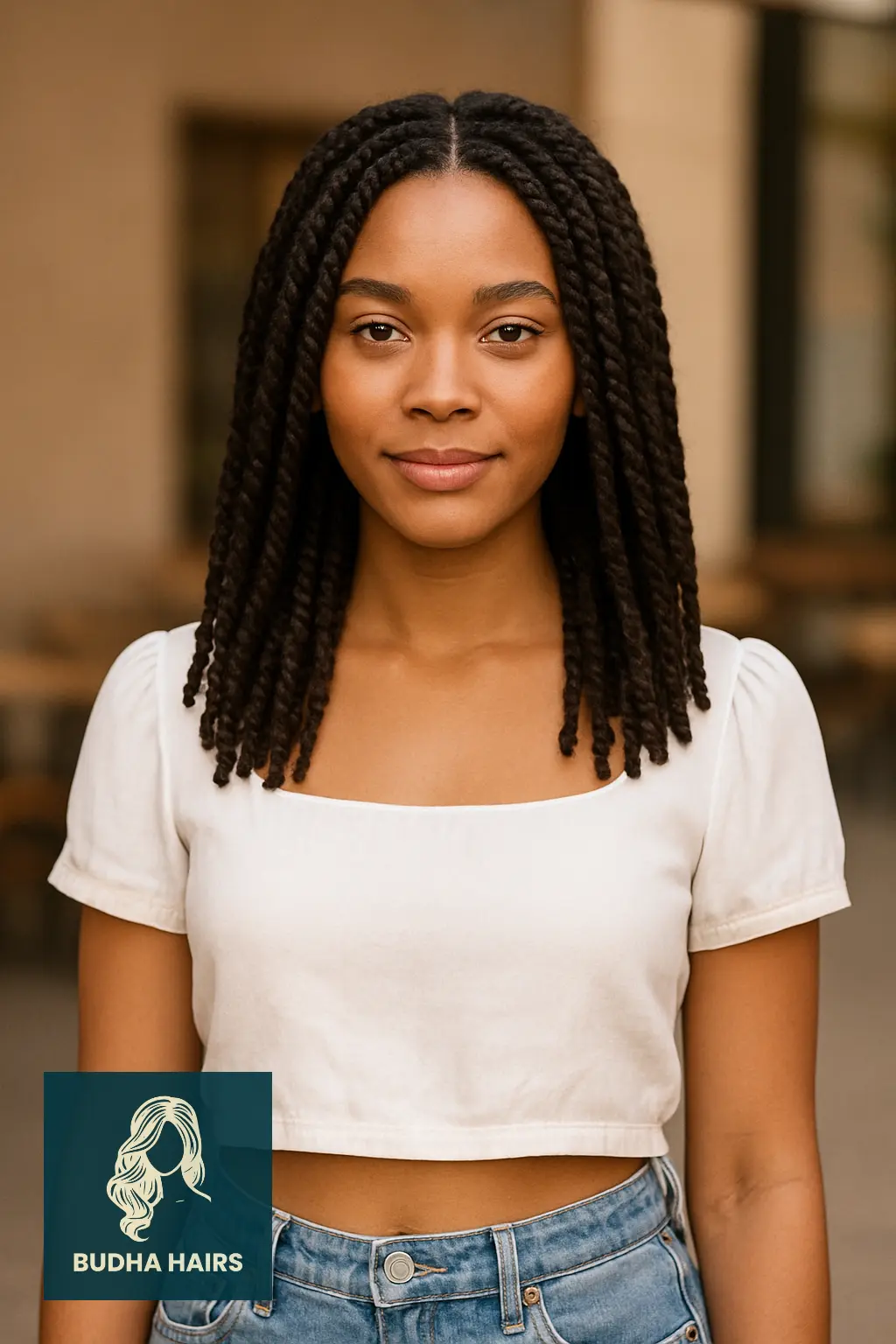 25 Stylish Two-Strand Twist Locs Hairstyles to Try in 2026 1 Classic Medium Two-Strand Twist Locs