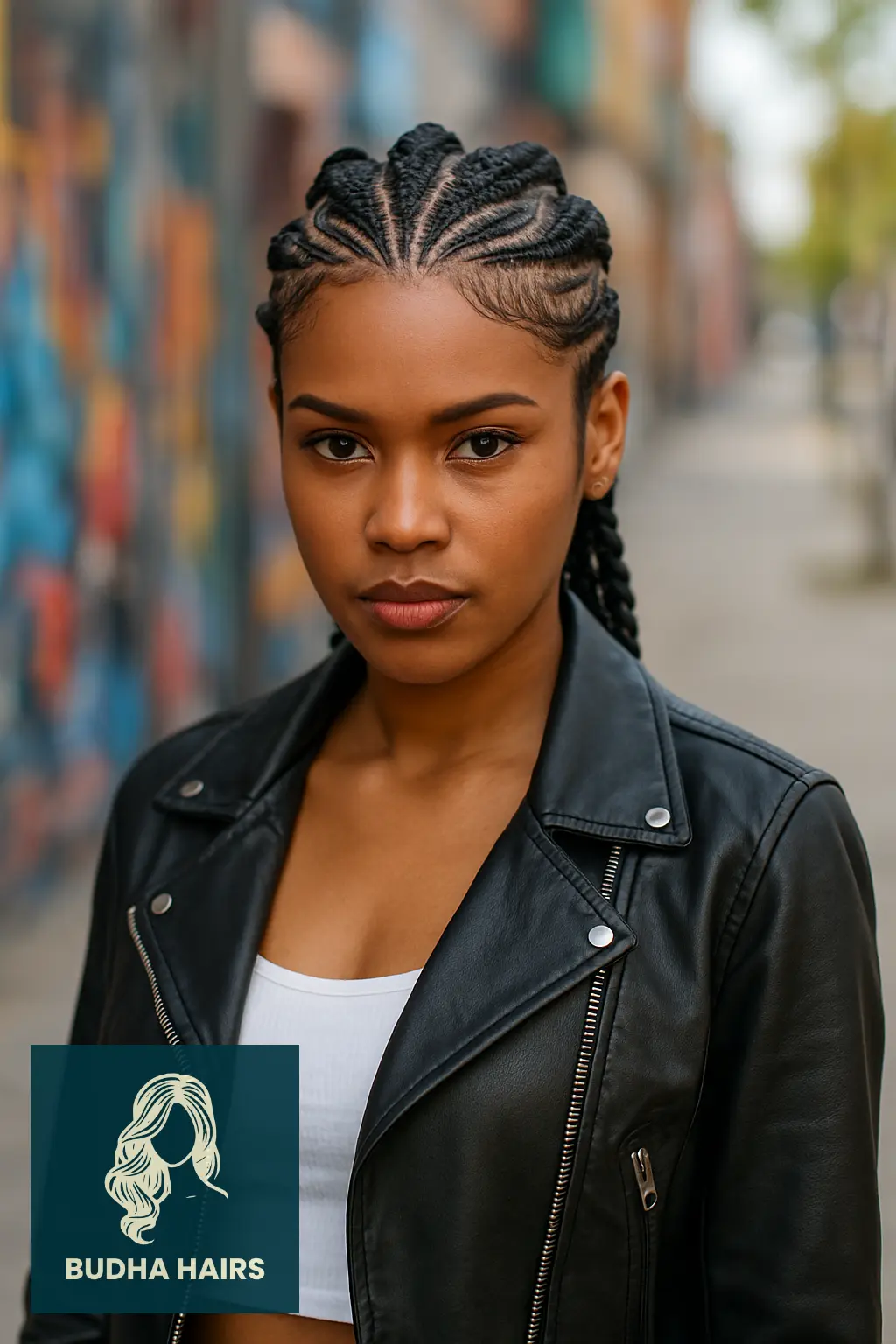 30 Beautiful Protective Hairstyles for Curly Hair 3 Cornrows with Modern Designs