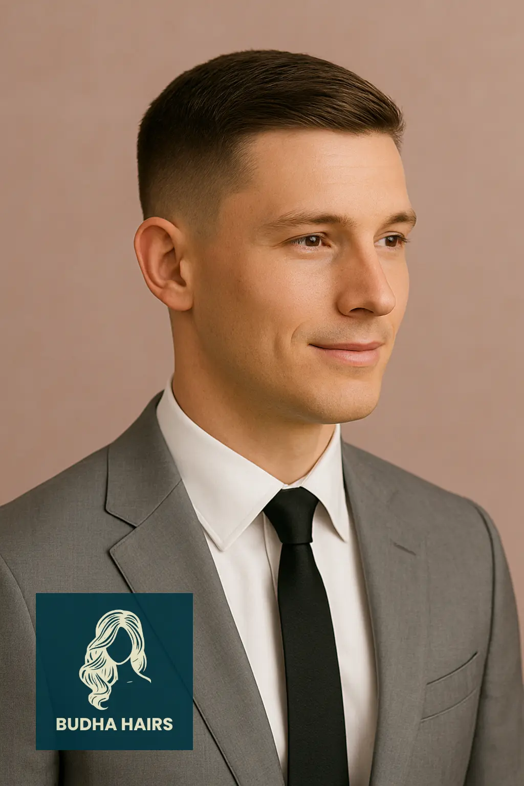 Crew Cut with Side Part