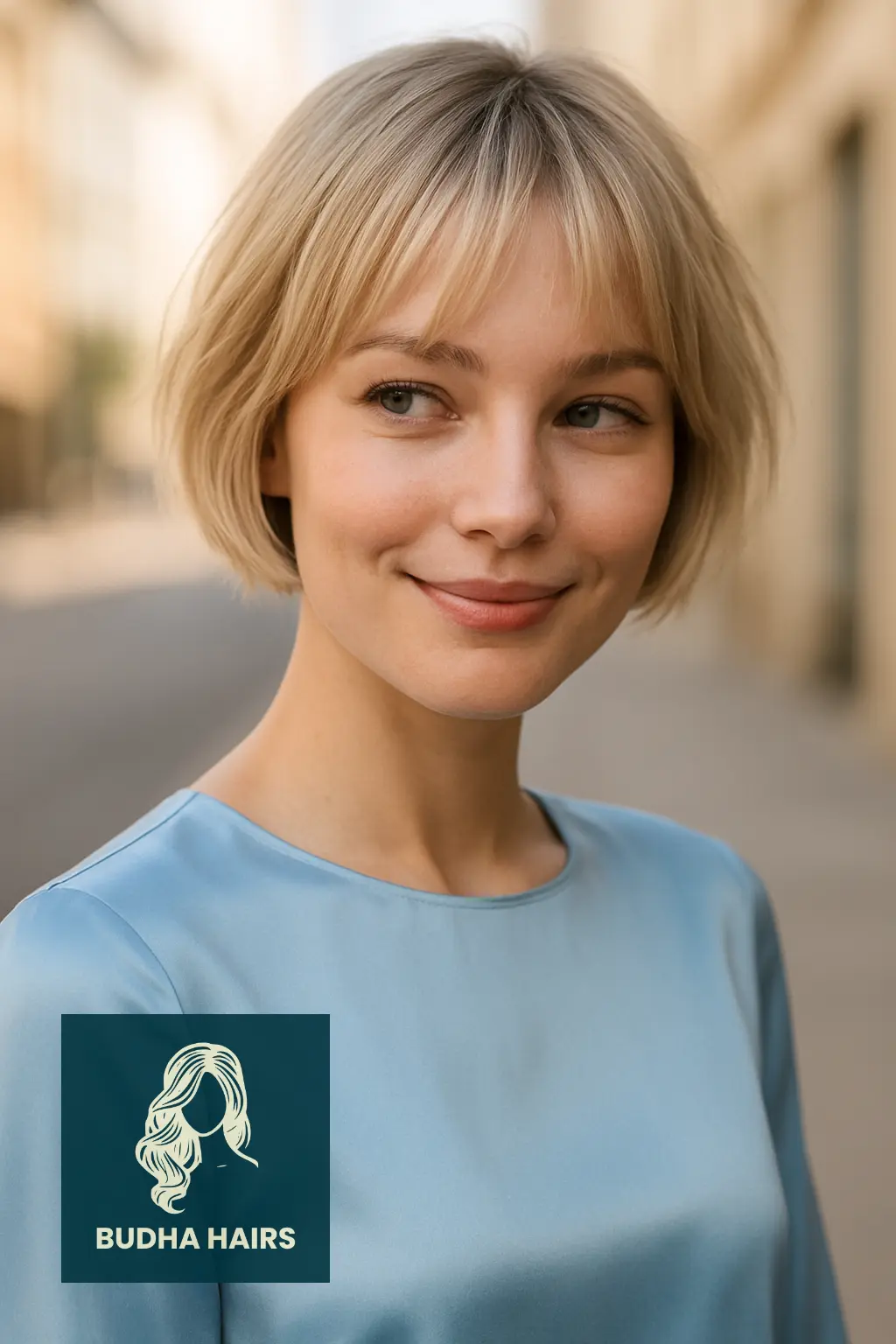 Cropped Cut with Baby Wispy Bangs