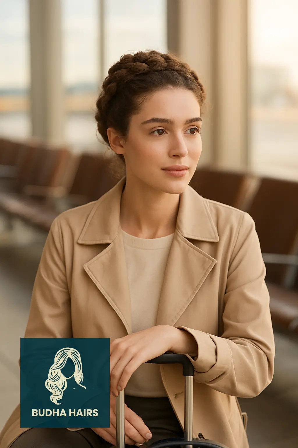 Crown Braid with Defined Edges