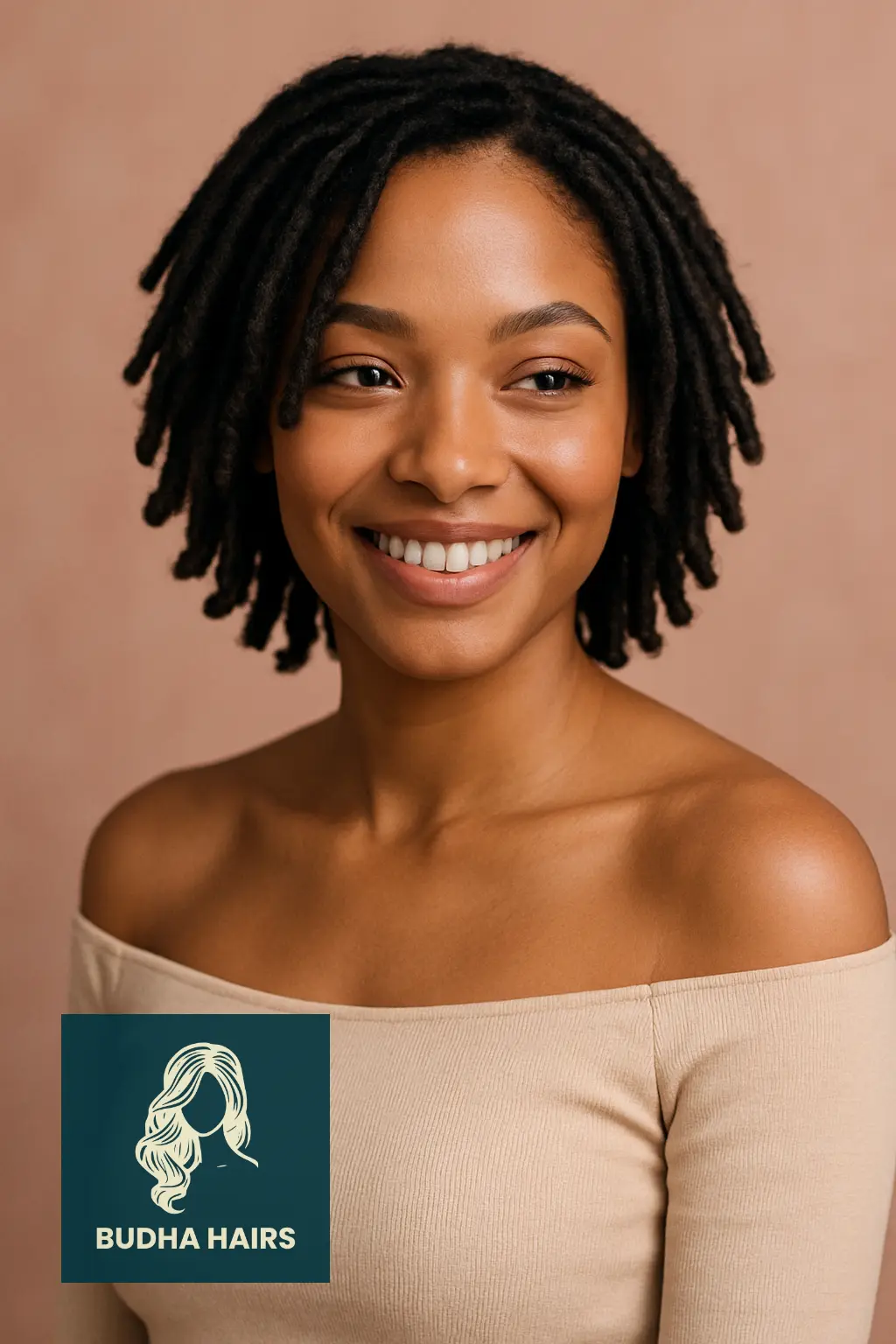 25 Stunning Short Invisible Locs Hairstyles for a Stylish and Natural Look 3 Curled Ends on Short Invisible Locs