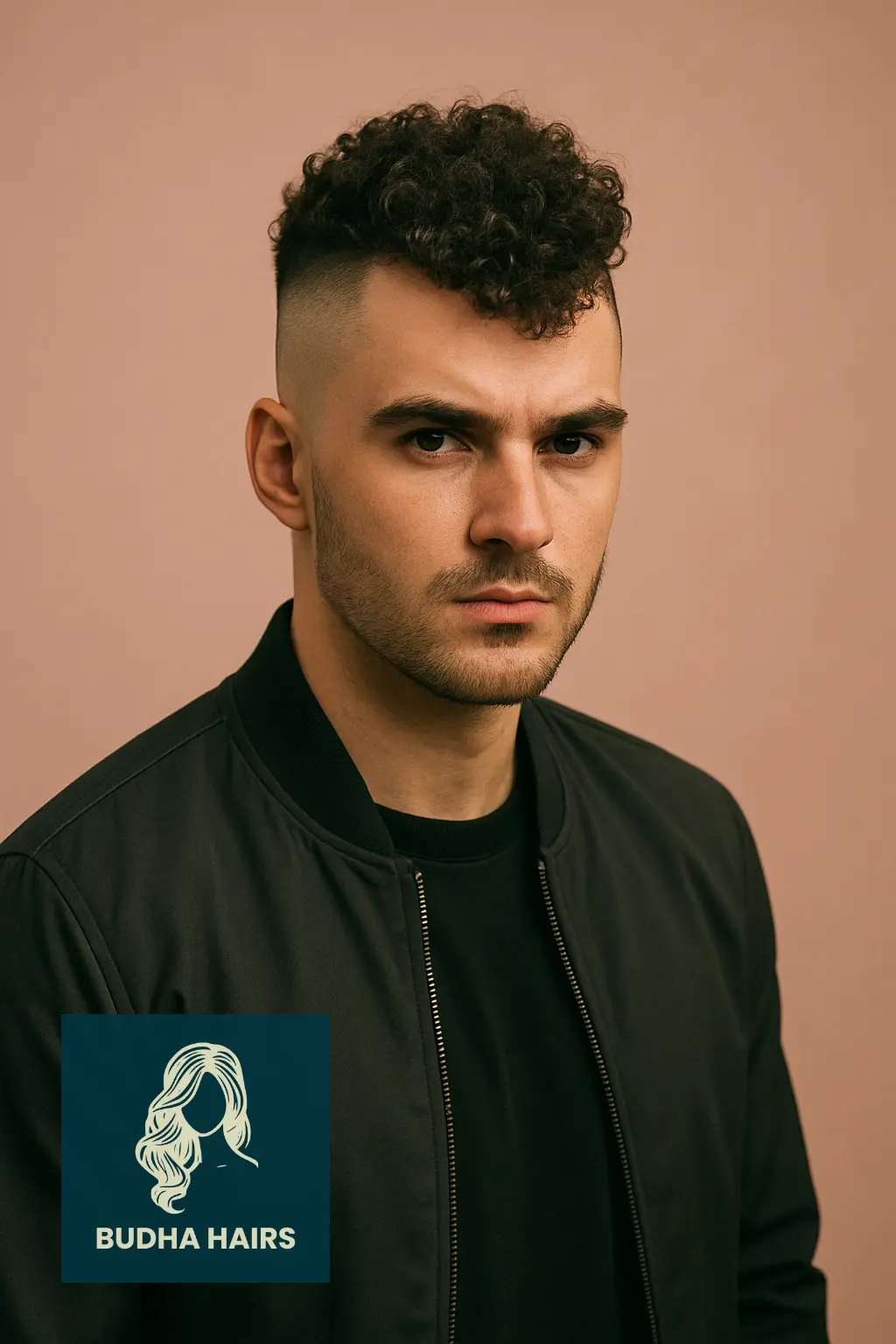 Curly Mohawk with Skin Fade