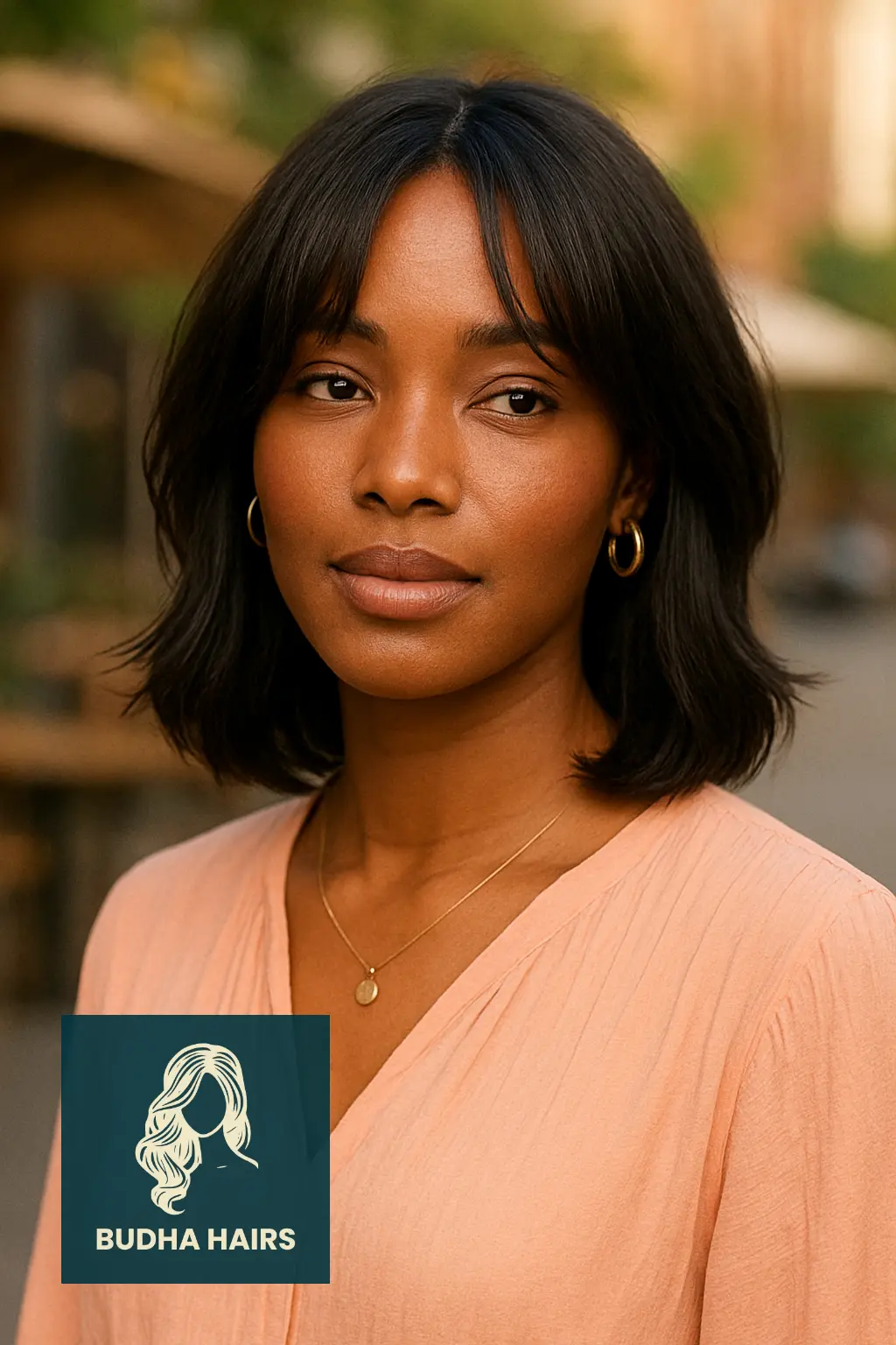 Curved Lob with Curtain Fringe