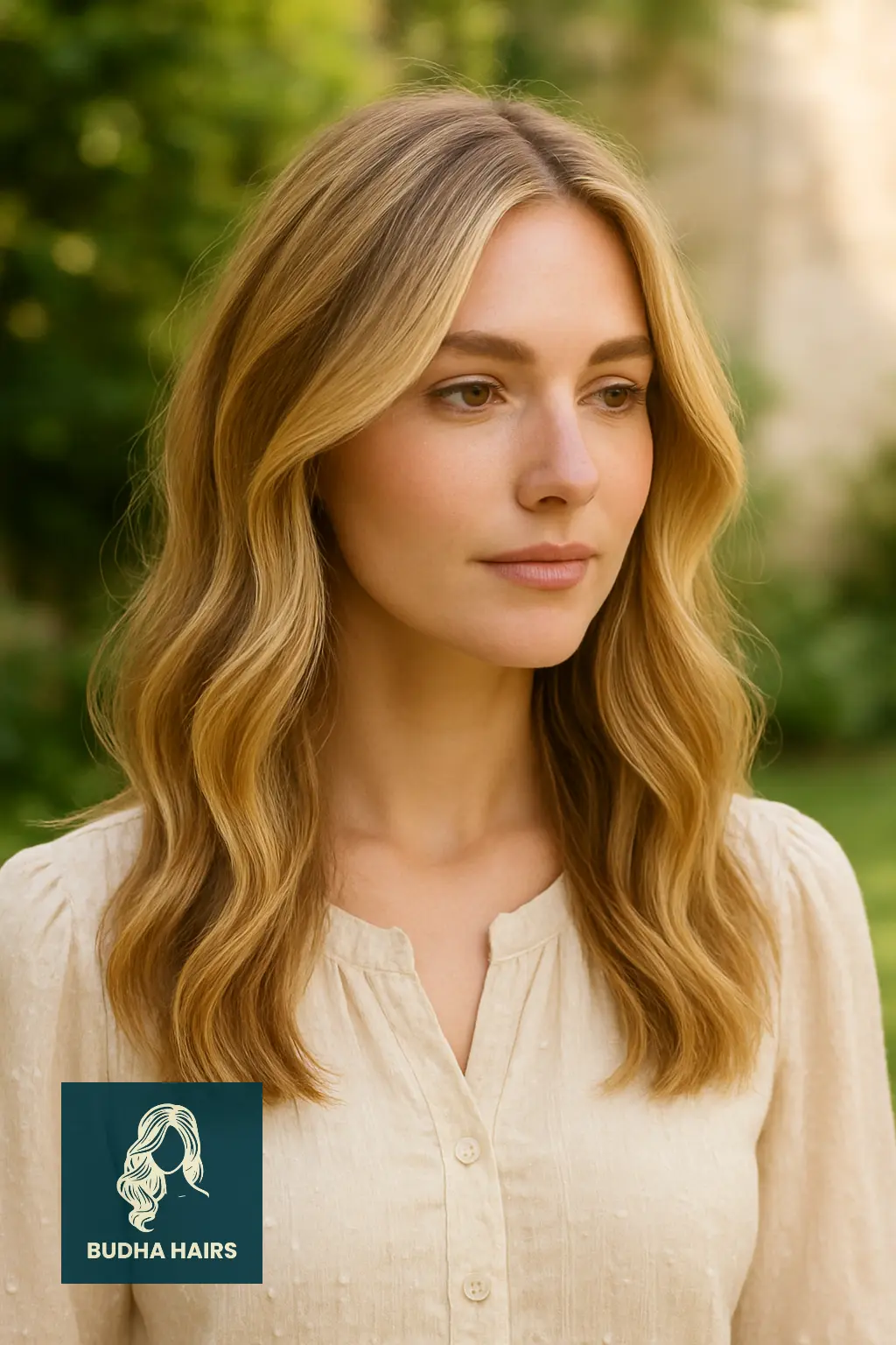 Dirty Blonde with Buttery Blonde Streaks