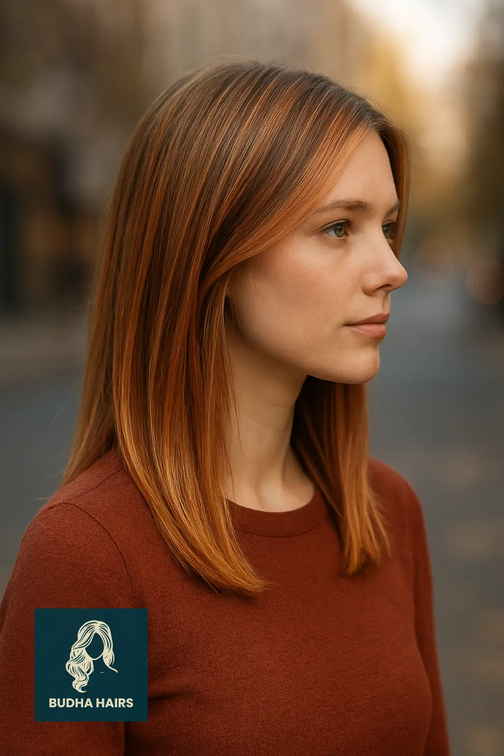 Dirty Blonde with Copper Highlights