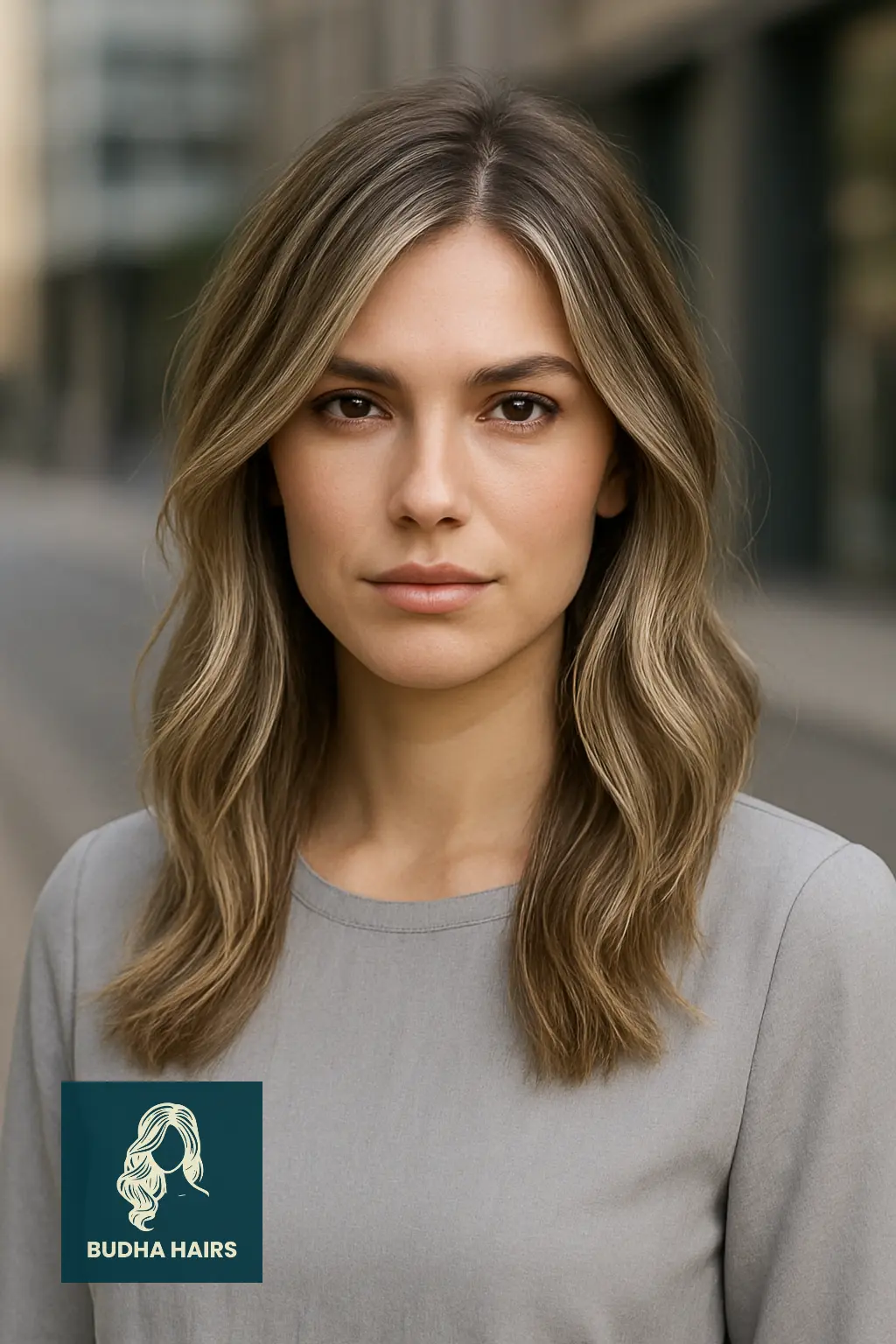 Dirty Blonde with Smoky Blonde Highlights